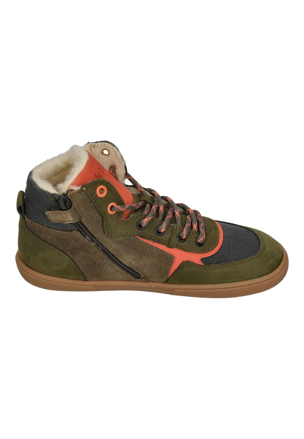 KOEL Barefoot Kinder Sneakers DANISH NAPPA 302 khaki
