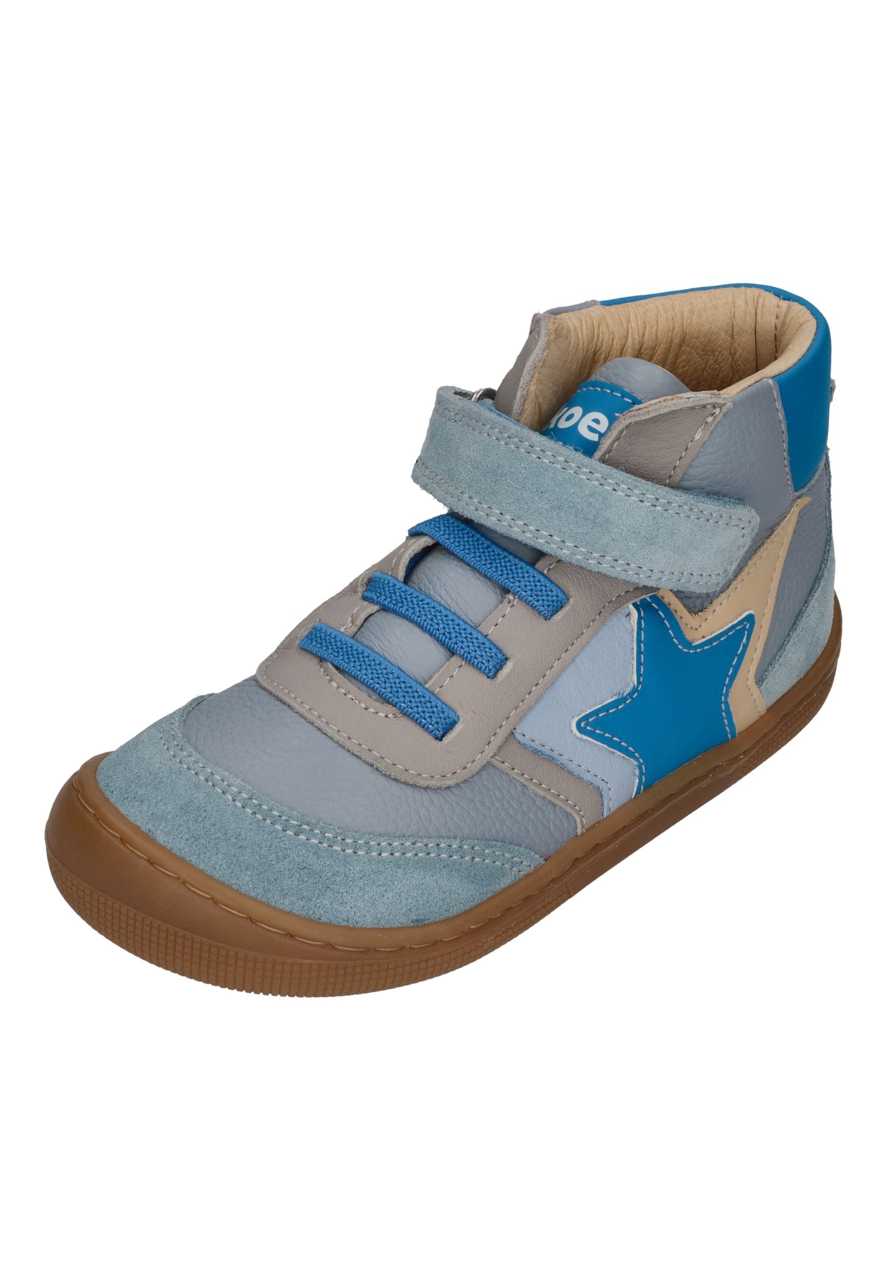 KOEL Barefoot Kinder Sneakers DARO LEATHER turquoise
