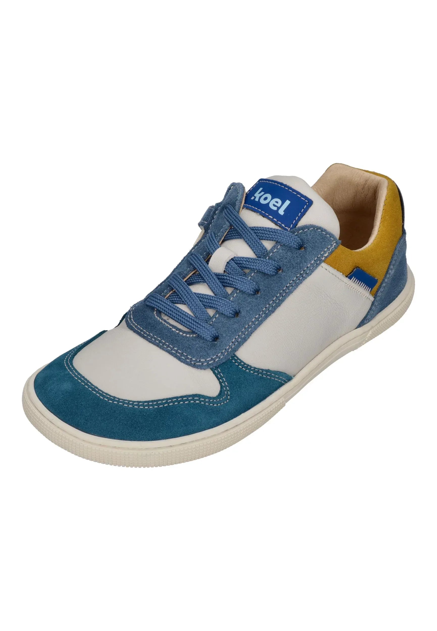 KOEL Barefoot Kinder Sneakers DATE SUEDE yellow - Shoedeal