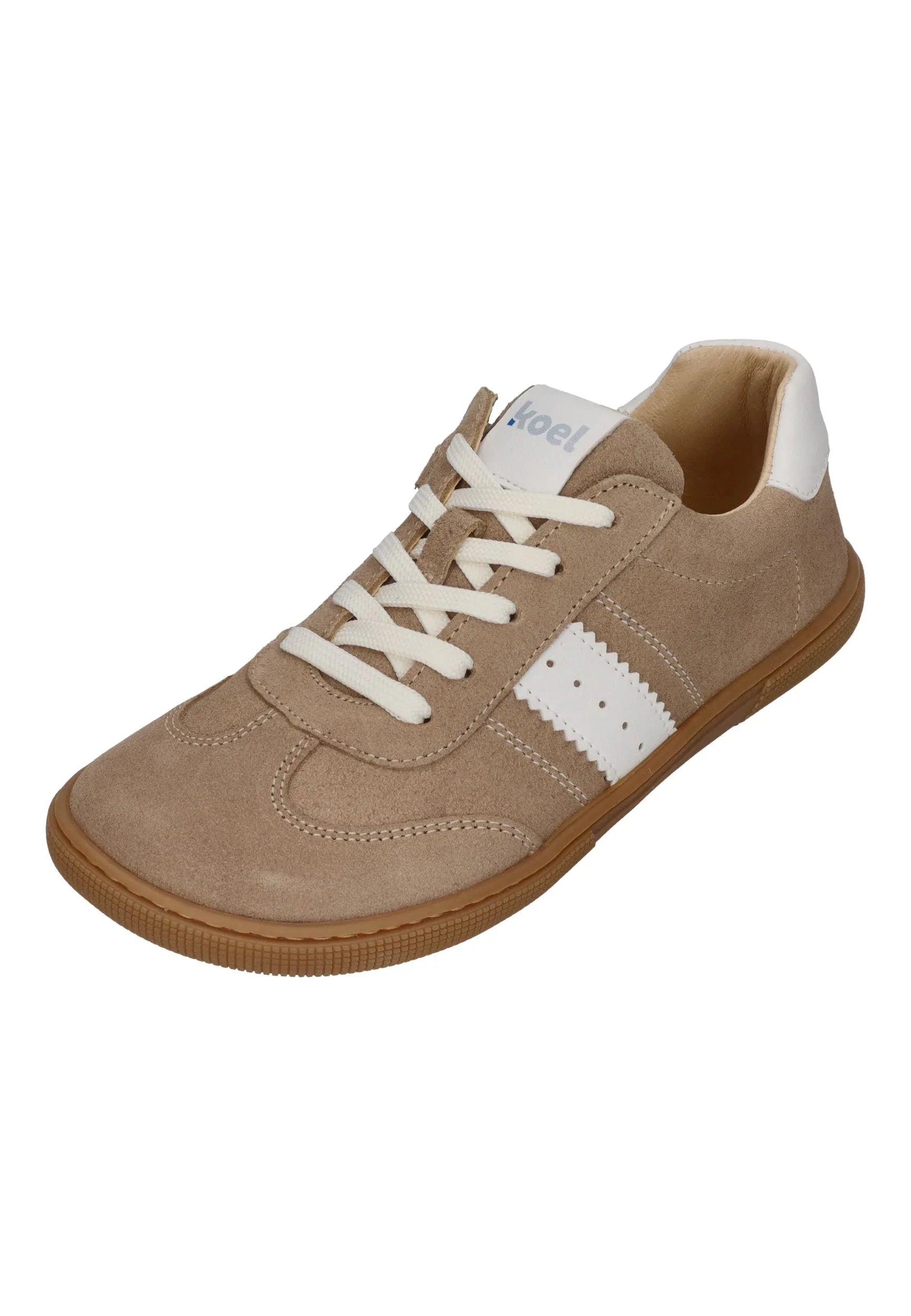 KOEL Barefoot Teenager Sneakers DECLAN SUEDE 3.0 beige - Shoedeal