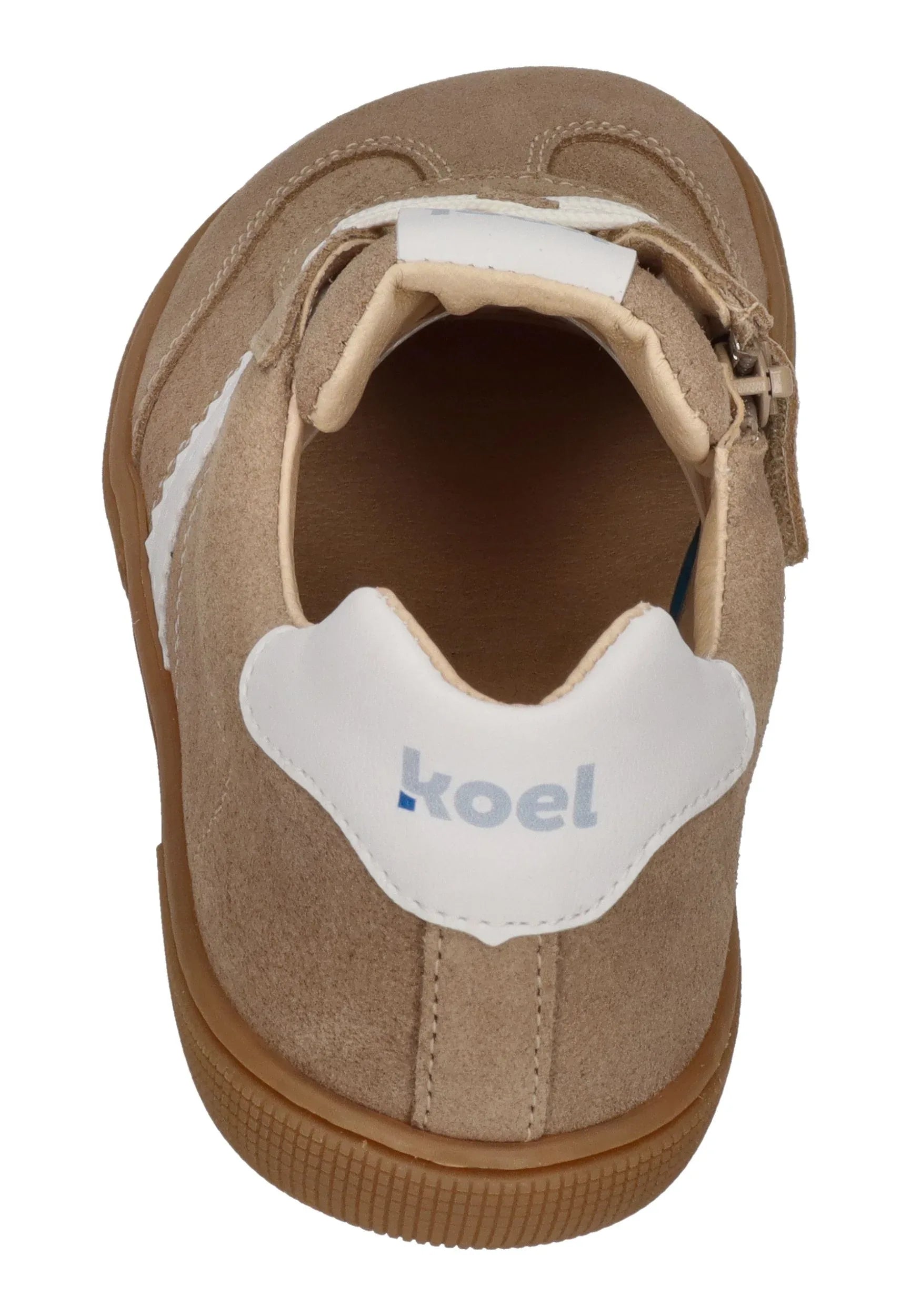 KOEL Barefoot Kinder Sneakers DECLAN SUEDE 3.0 beige - Shoedeal