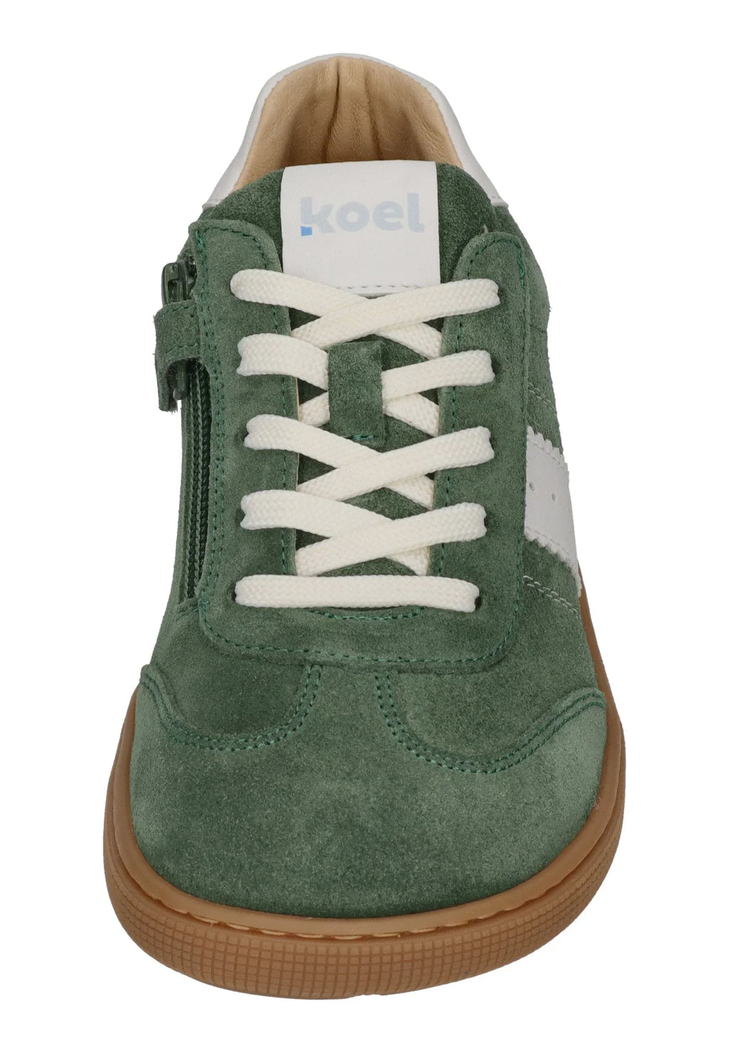 KOEL Barefoot Kinder Sneakers DECLAN SUEDE 3.0 khaki - Shoedeal