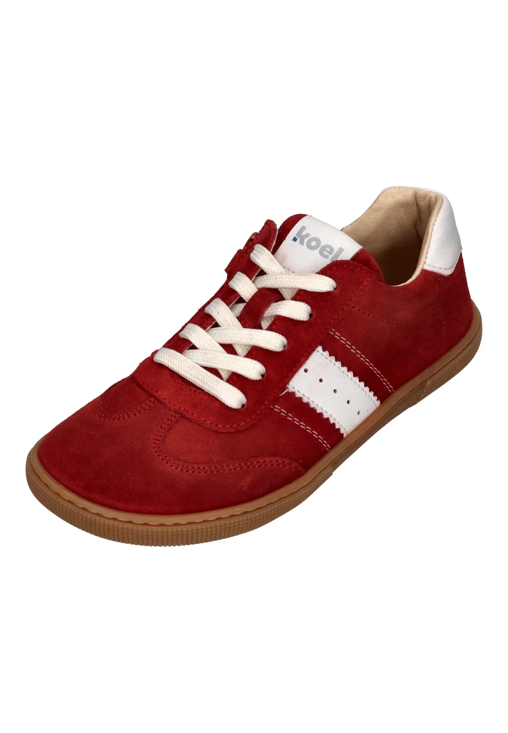 KOEL Barefoot Kinder Sneakers DECLAN SUEDE 3.0 red - Shoedeal
