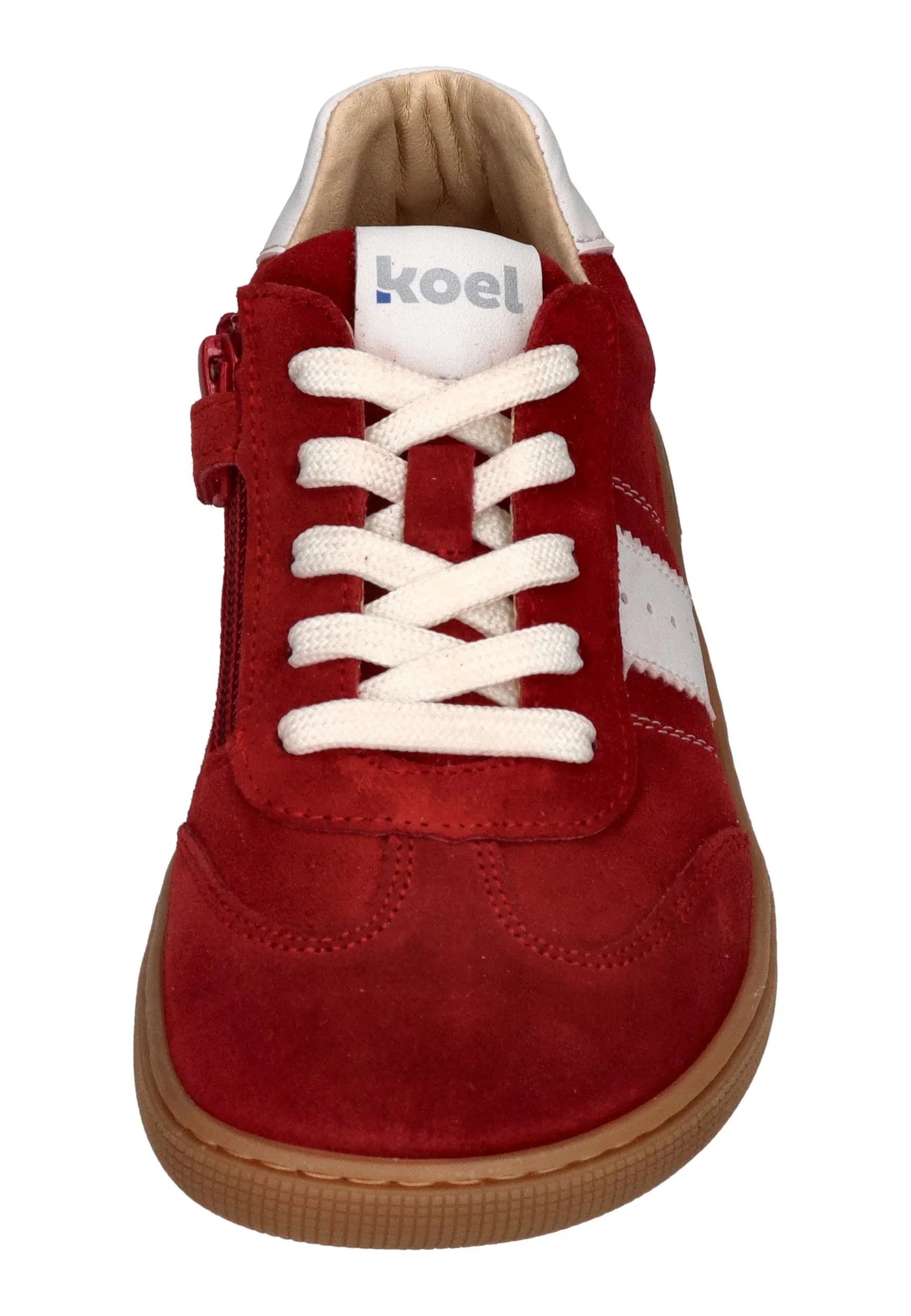KOEL Barefoot Teenager Sneakers DECLAN SUEDE 3.0 red - Shoedeal