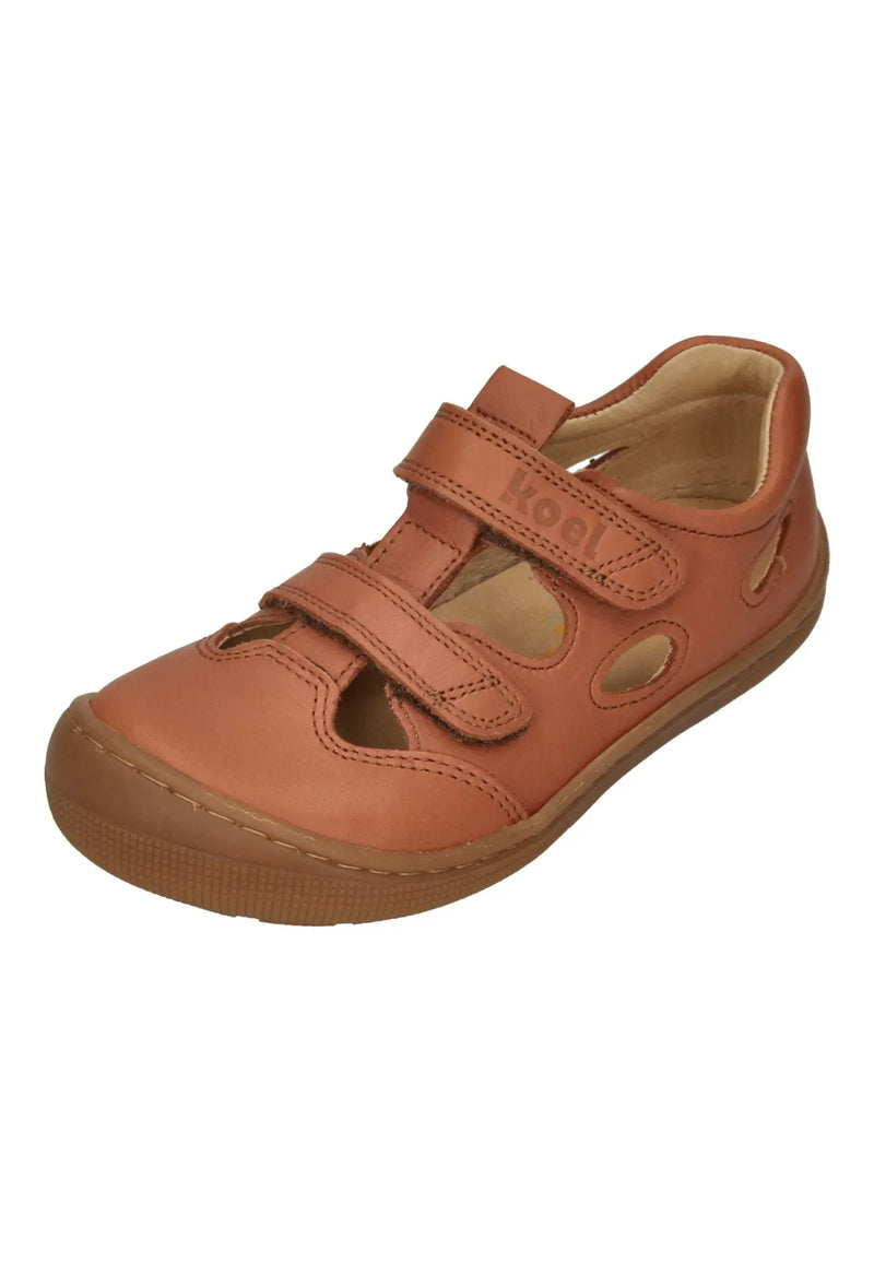 KOEL Barefoot Kinder Sneakers DEEN NAPPA cognac