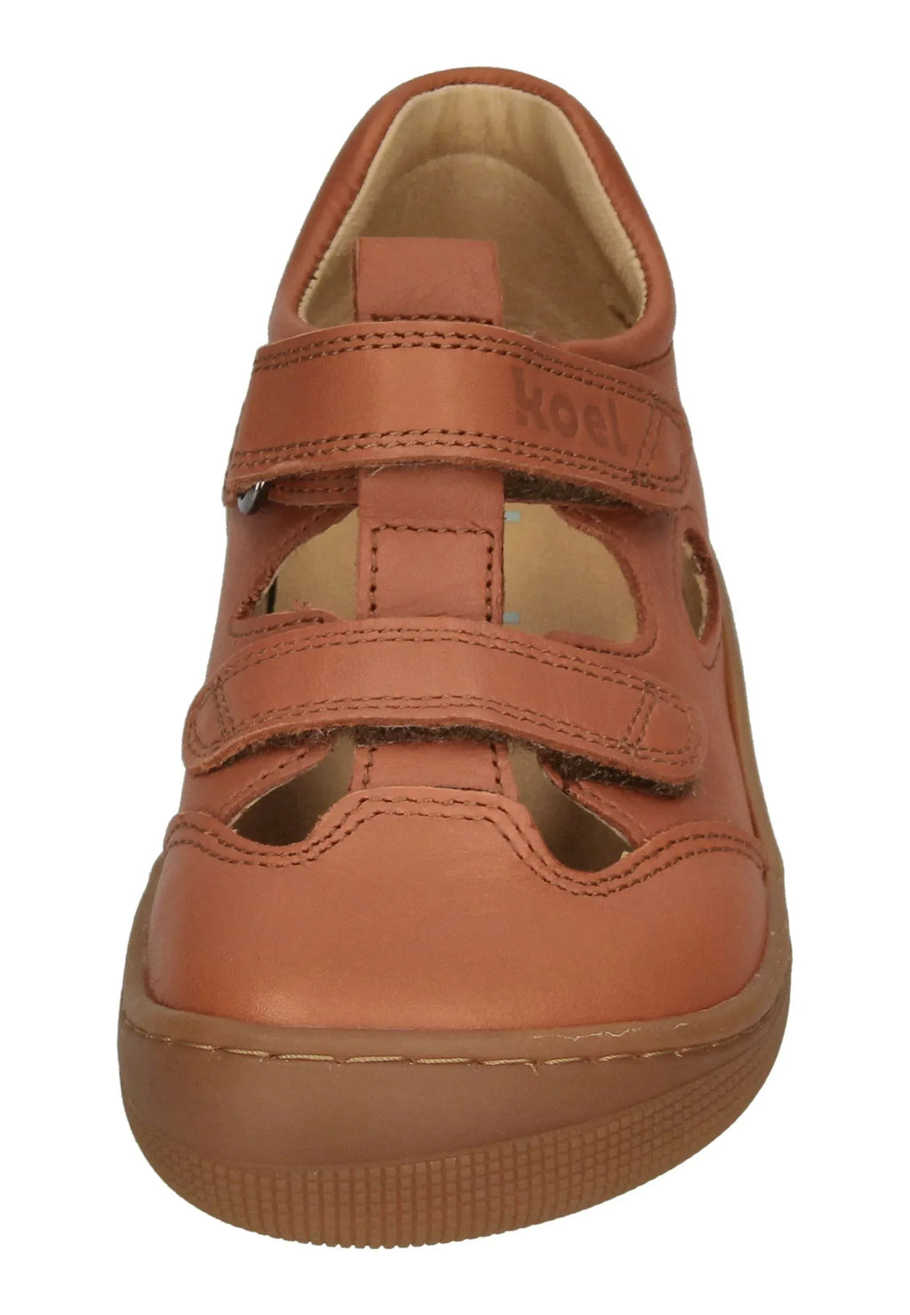 KOEL Barefoot Kinder Sneakers DEEN NAPPA cognac
