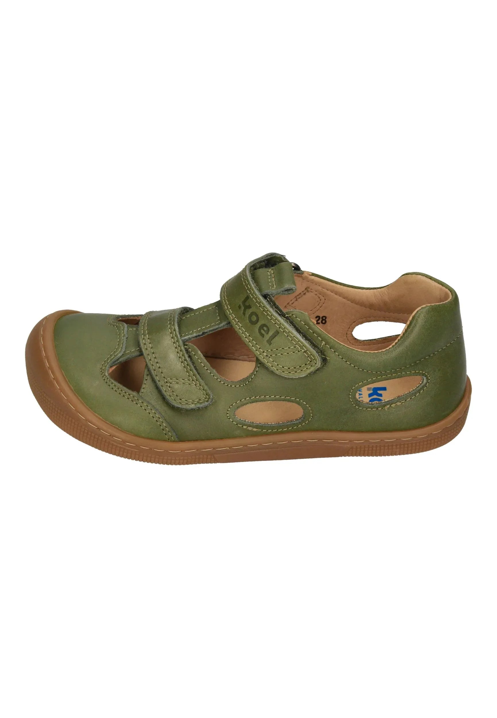 KOEL Barefoot Kinder Sneakers DEEN NAPPA olive