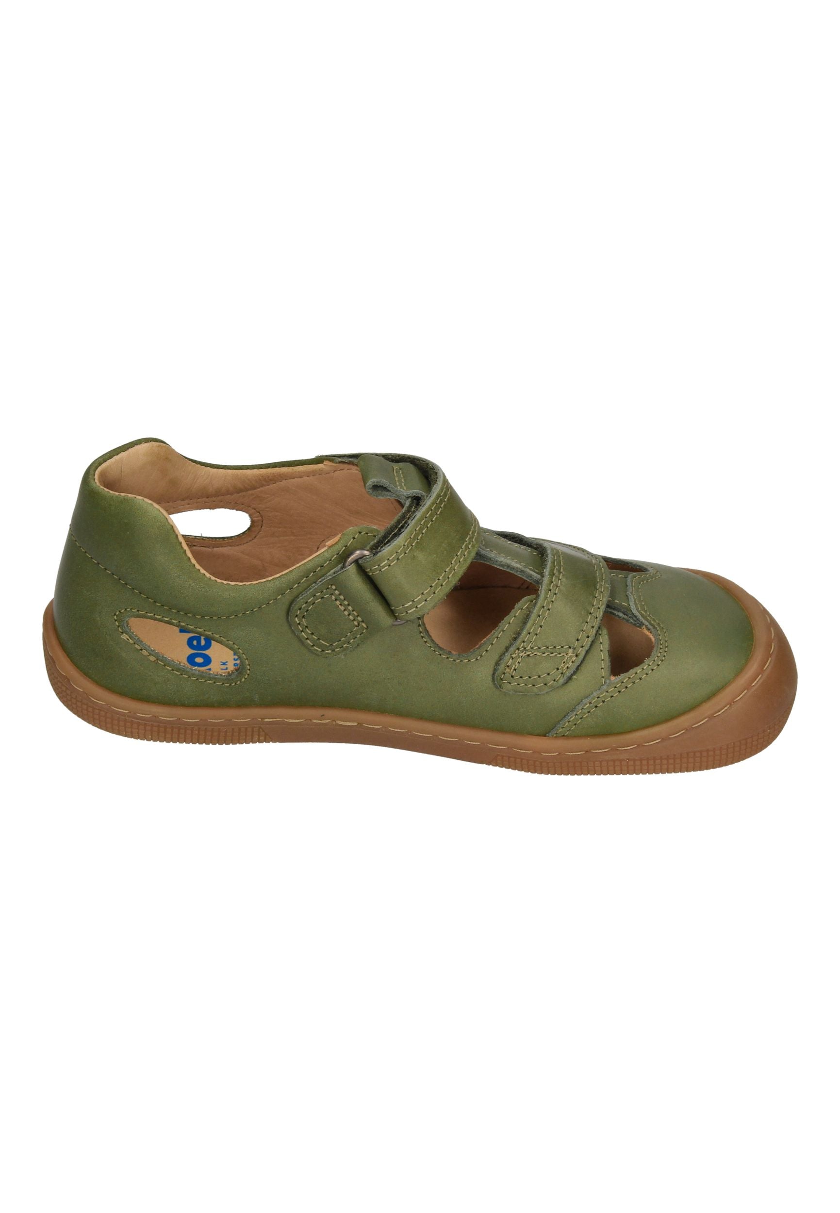 KOEL Barefoot Kinder Sneakers DEEN NAPPA olive nappa