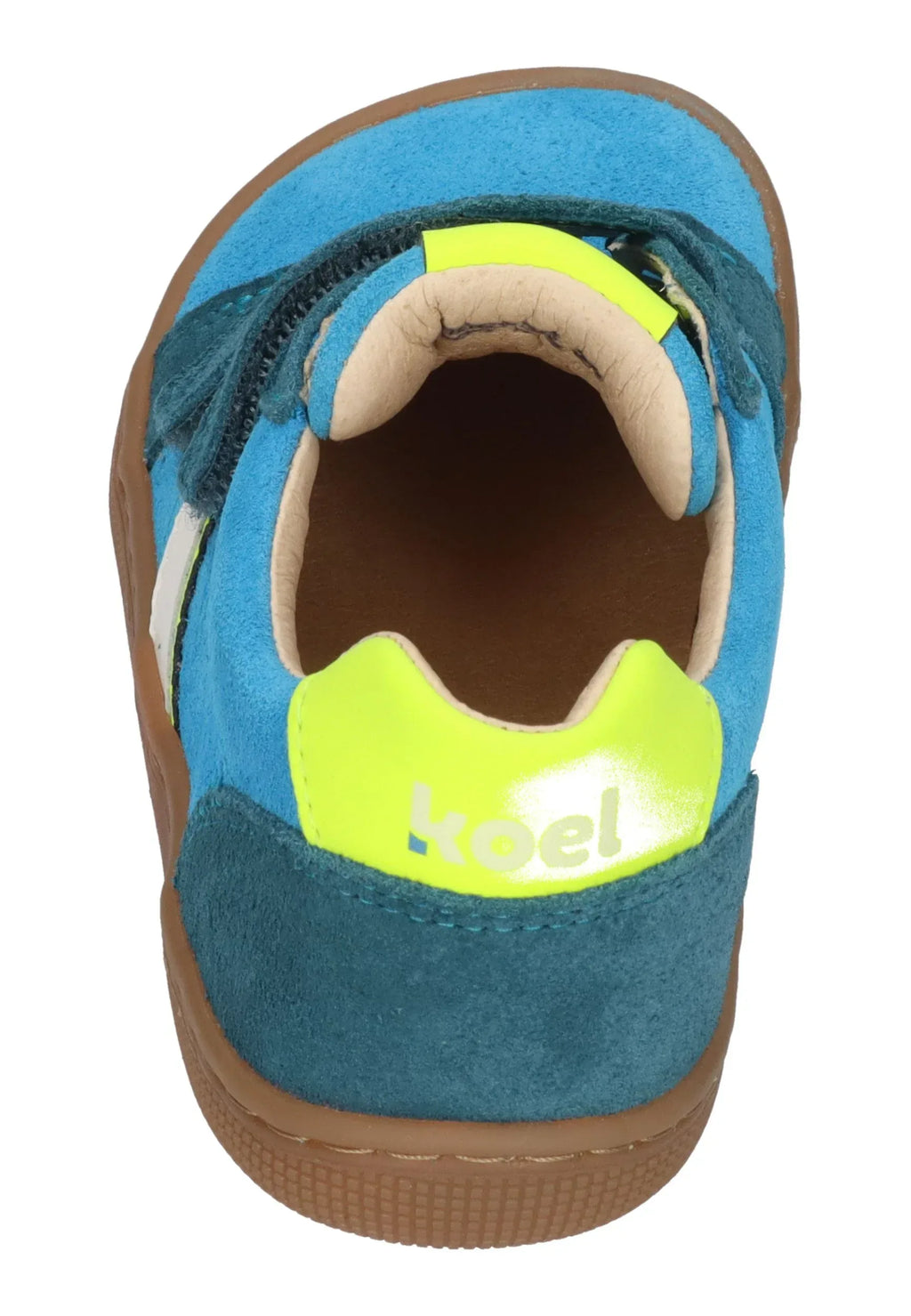 KOEL Barefoot Kinder Sneakers DENIS SUEDE II 3.0 aqua