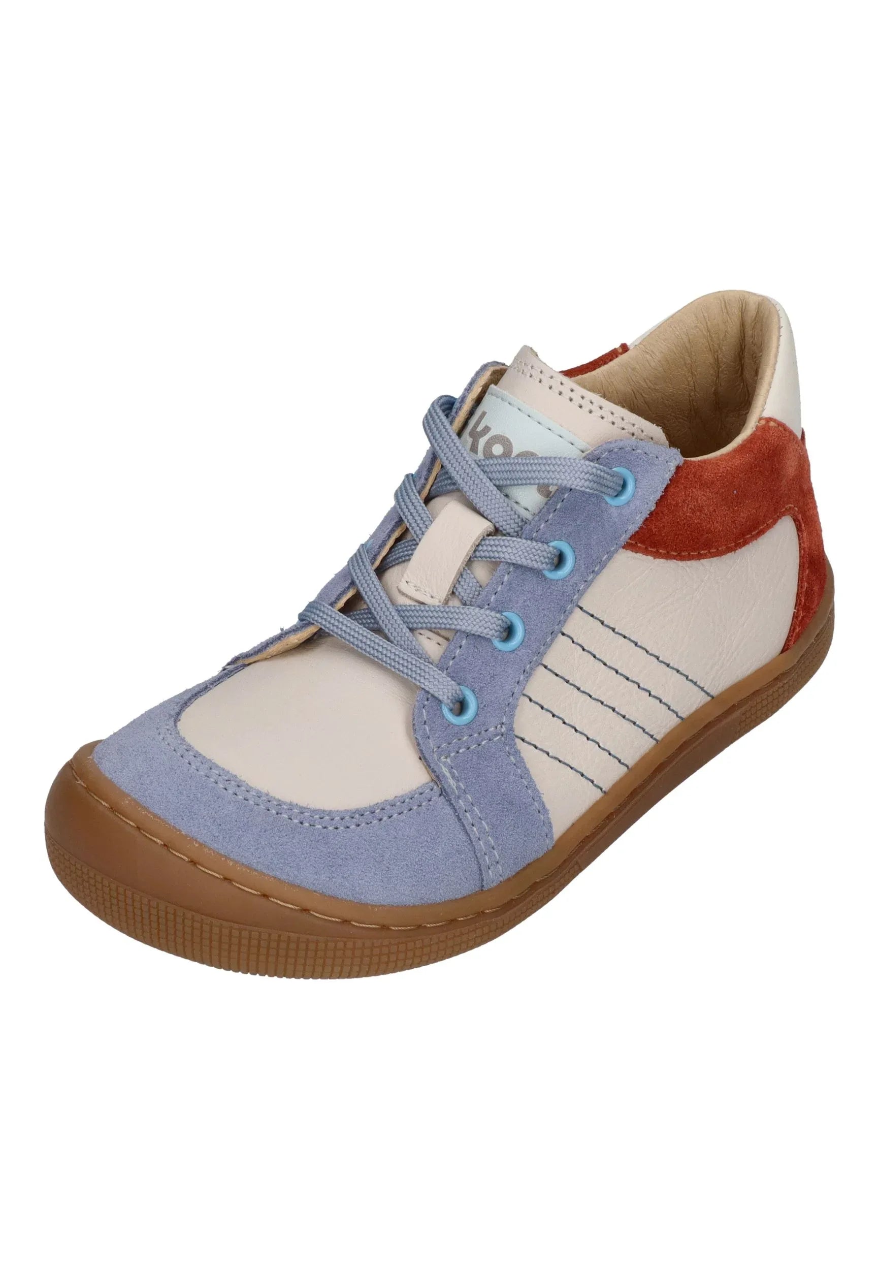 KOEL Barefoot Kinder Sneakers DION SUEDE aqua - Shoedeal