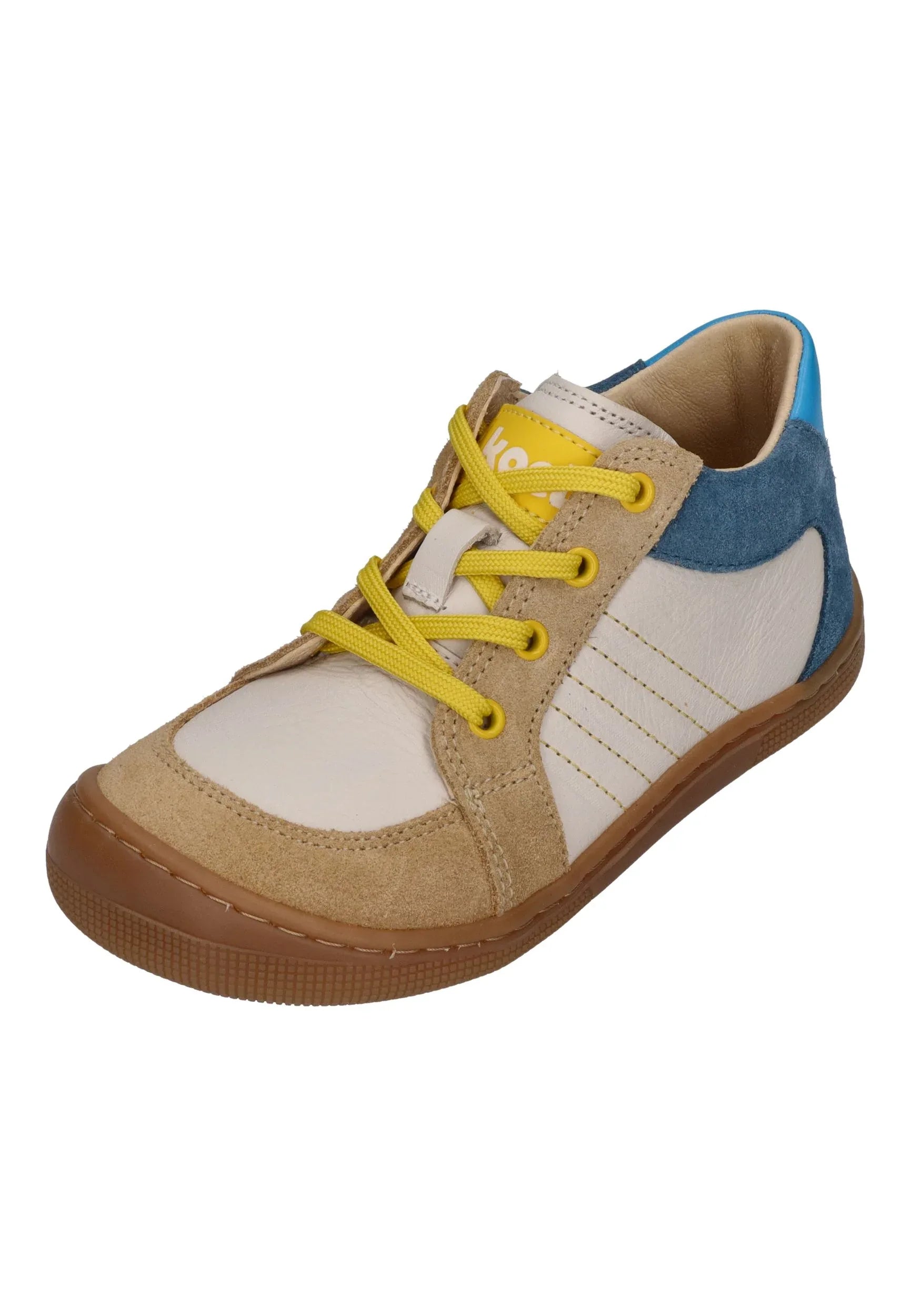 KOEL Barefoot Kinder Sneakers DION SUEDE beige - Shoedeal
