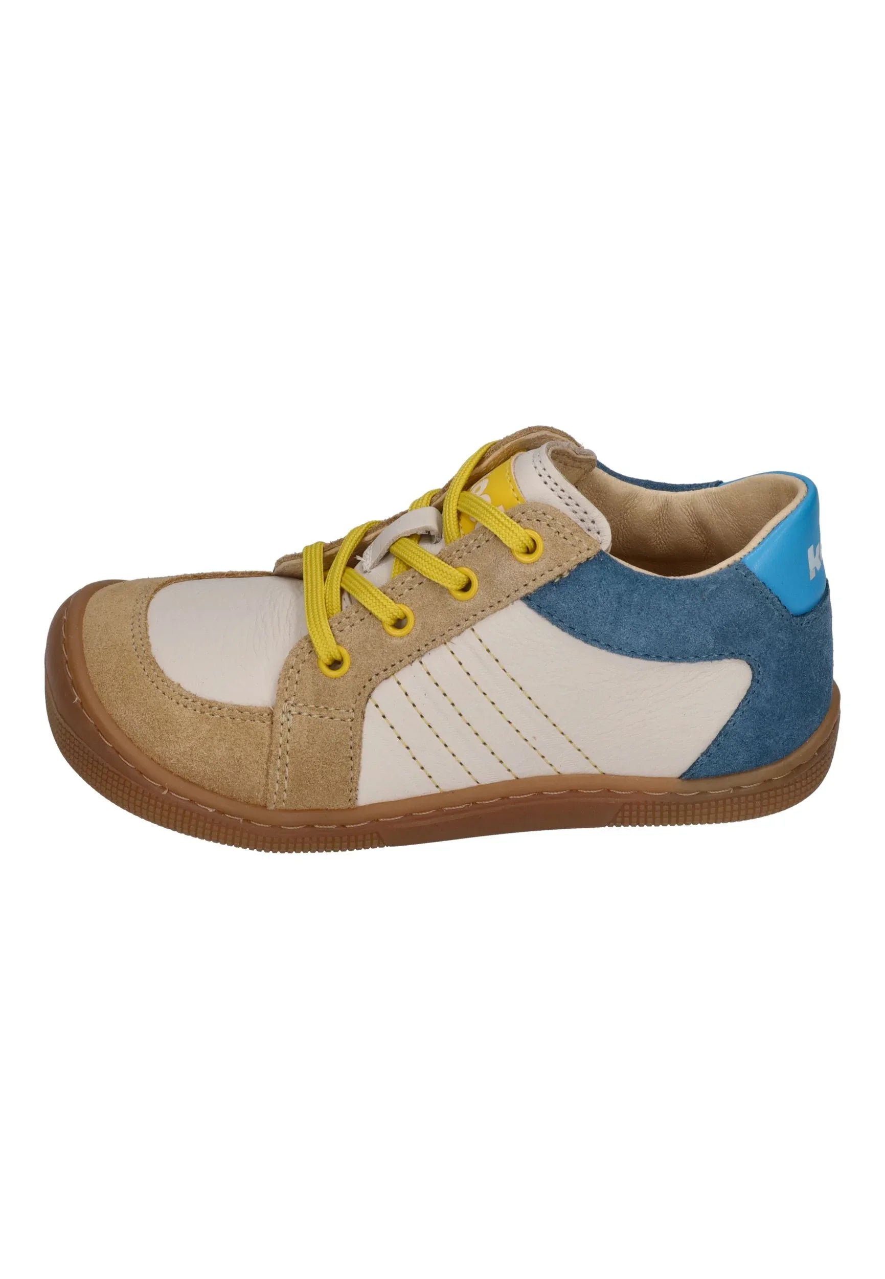 KOEL Barefoot Kinder Sneakers DION SUEDE beige - Shoedeal