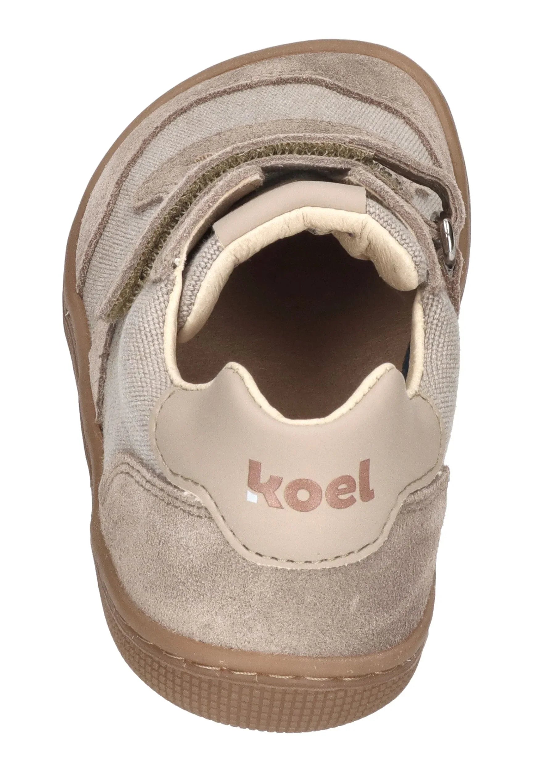 KOEL Barefoot Kinder Sneakers DYLAN COTTON 3.0 taupe - Shoedeal