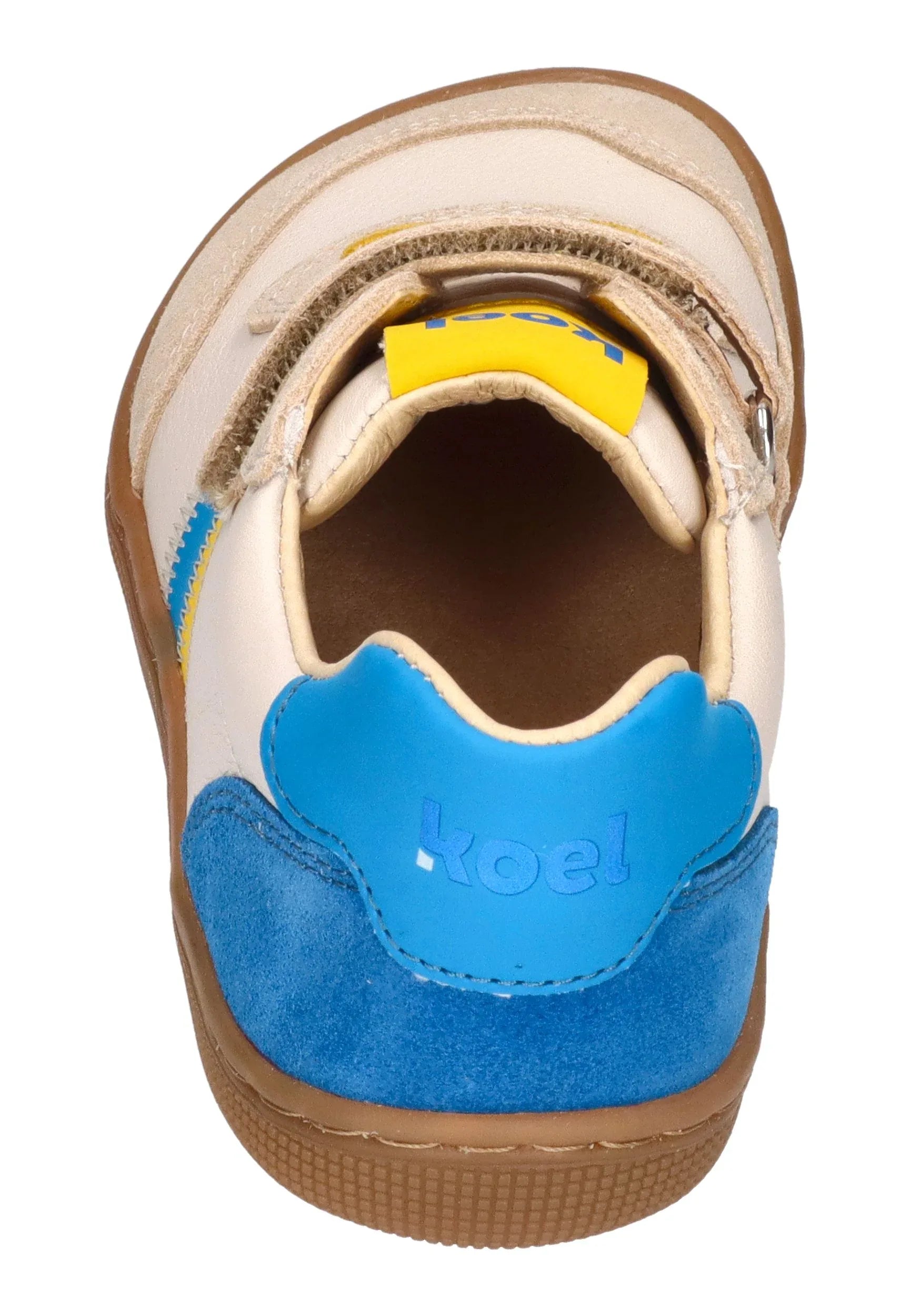 KOEL Barefoot Kinder Sneakers DYLAN II LEATHER 3.0 beige - Shoedeal
