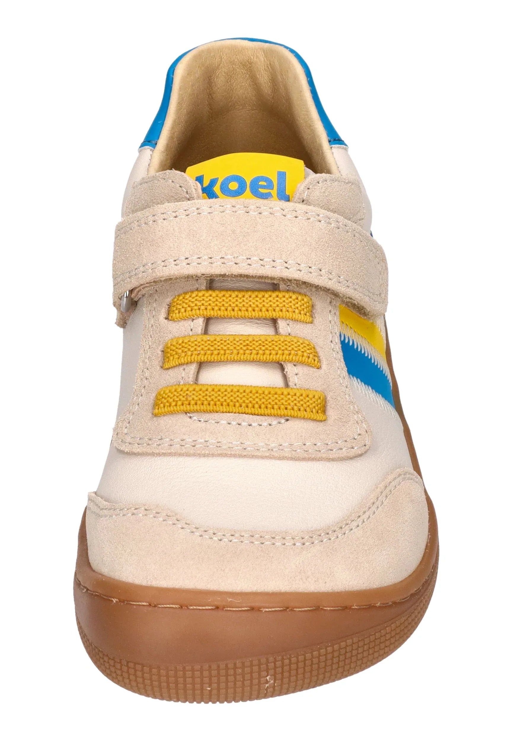 KOEL Barefoot Kinder Sneakers DYLAN II LEATHER 3.0 beige - Shoedeal