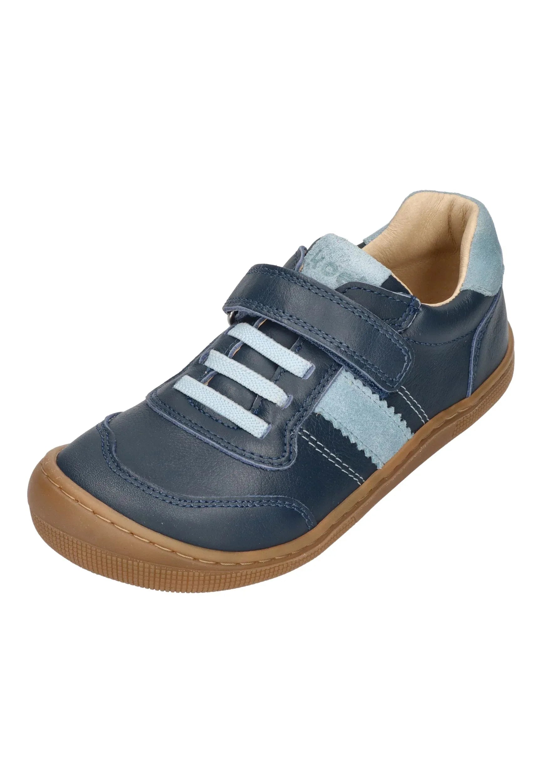 KOEL Barefoot Kinder Sneakers DYLAN LEATHER 3.0 121 blue - Shoedeal