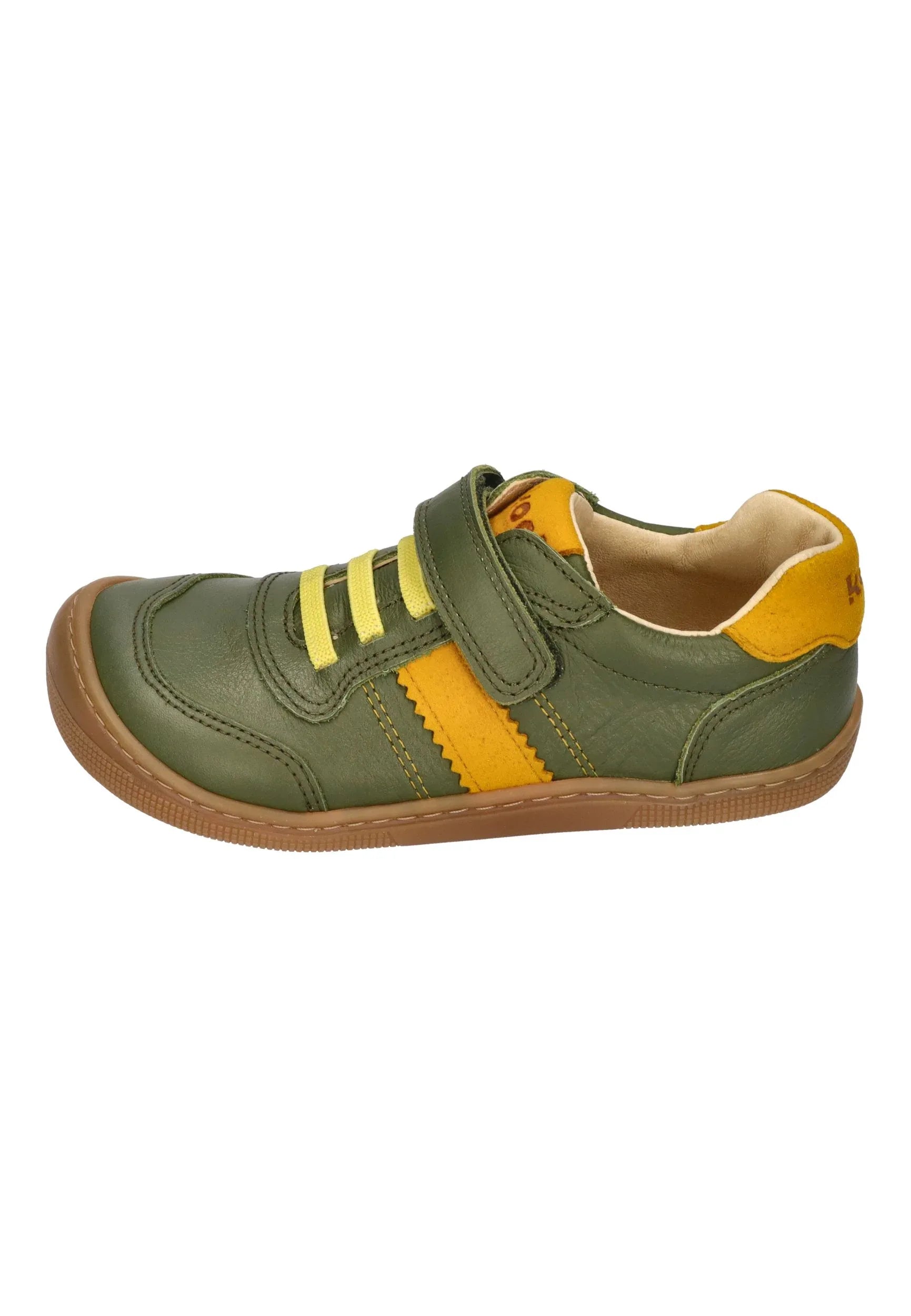KOEL Barefoot Kinder Sneakers DYLAN LEATHER 3.0 121 green - Shoedeal