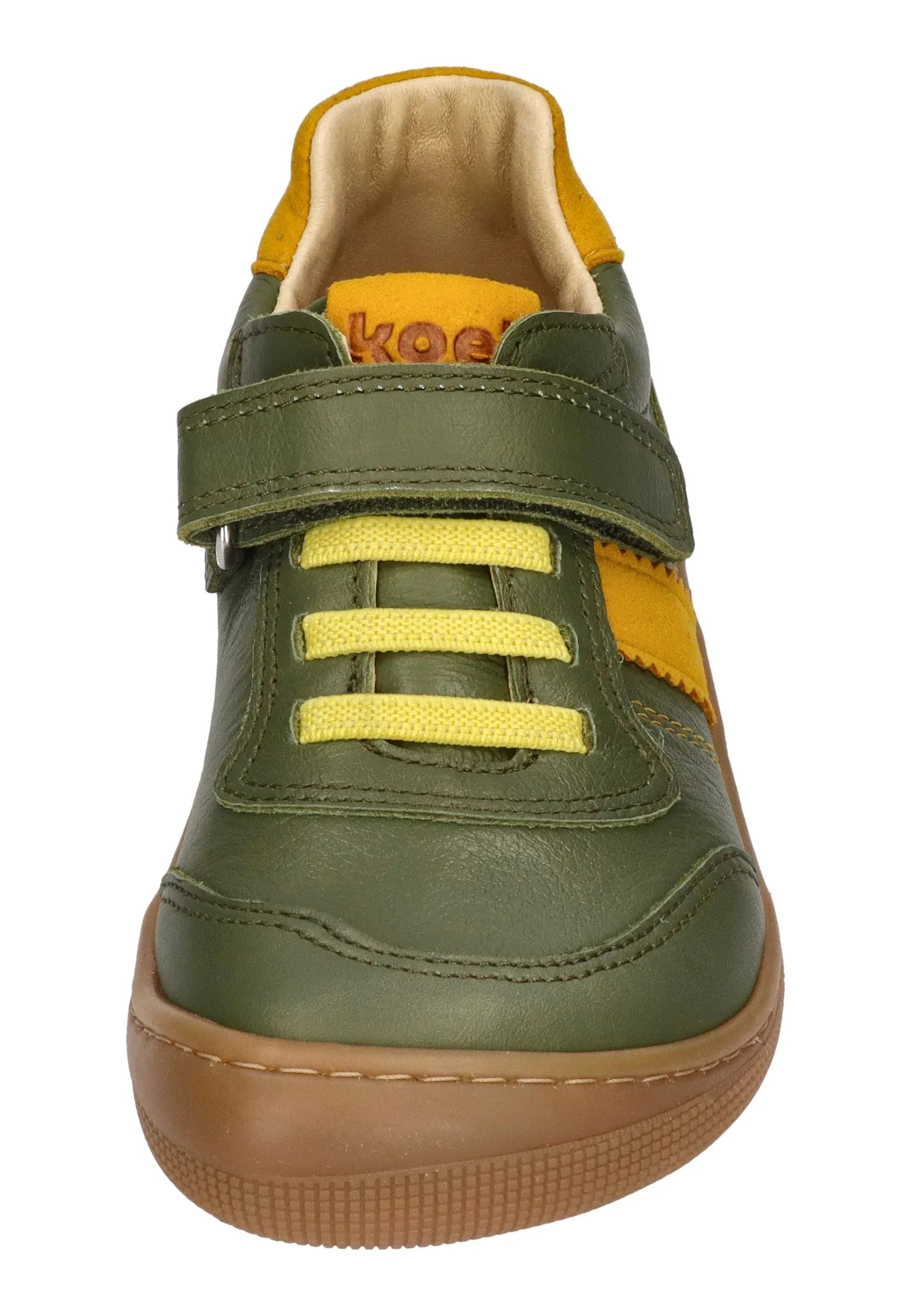 KOEL Barefoot Kinder Sneakers DYLAN LEATHER 3.0 121 green - Shoedeal