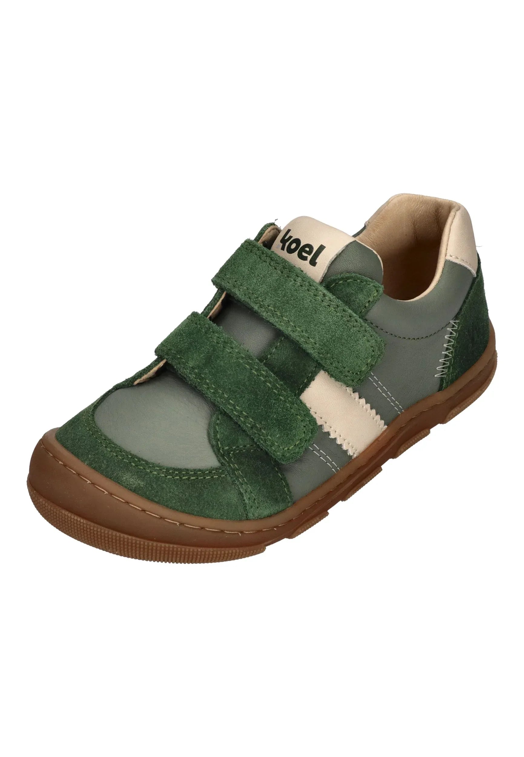 KOEL Barefoot Kinder Sneakers KOBI W II olive - Shoedeal
