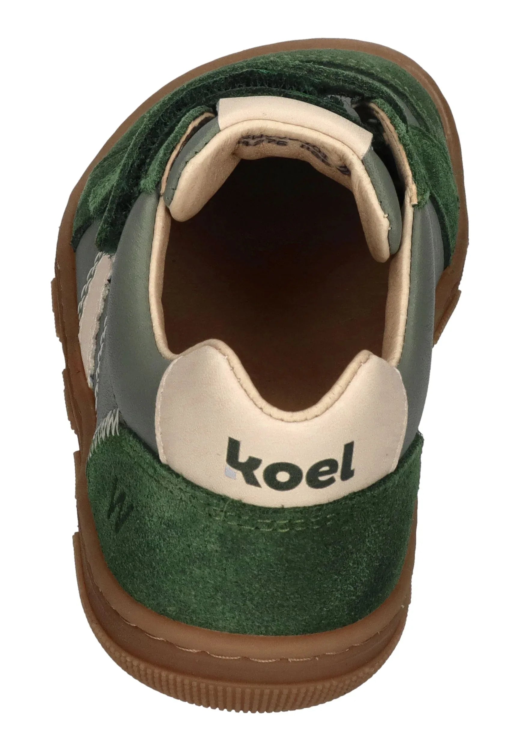 KOEL Barefoot Kinder Sneakers KOBI W II olive - Shoedeal