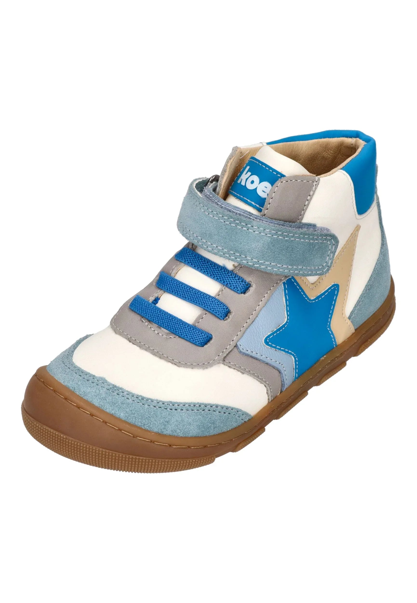 KOEL Barefoot Kinder Sneakers KRIS W turquoise - Shoedeal