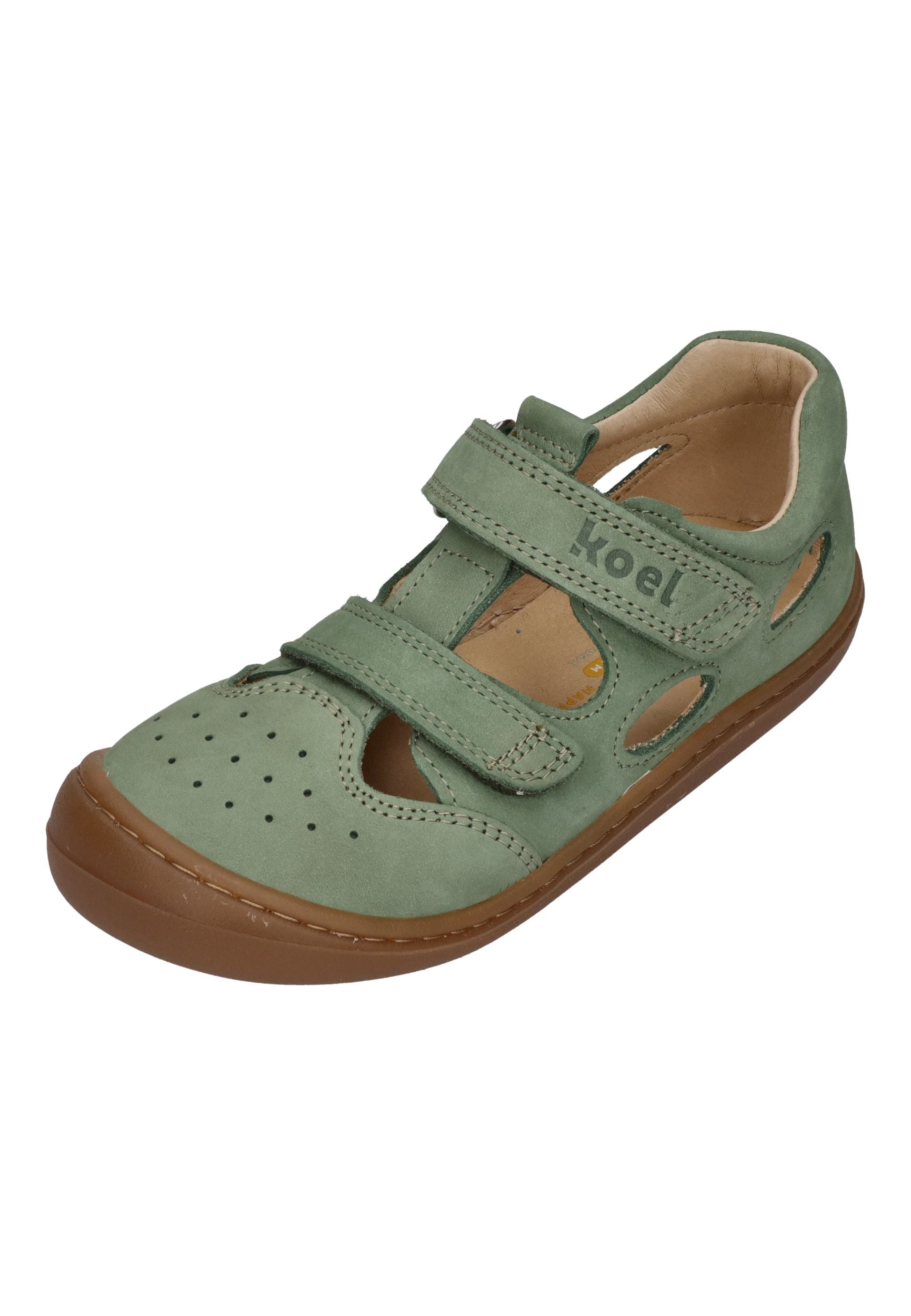 KOEL Barefoot Kinder Sneakers Sandalen BEP LEATHER olive