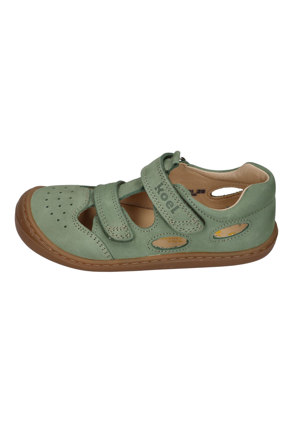 KOEL Barefoot Kinder Sneakers Sandalen BEP LEATHER olive