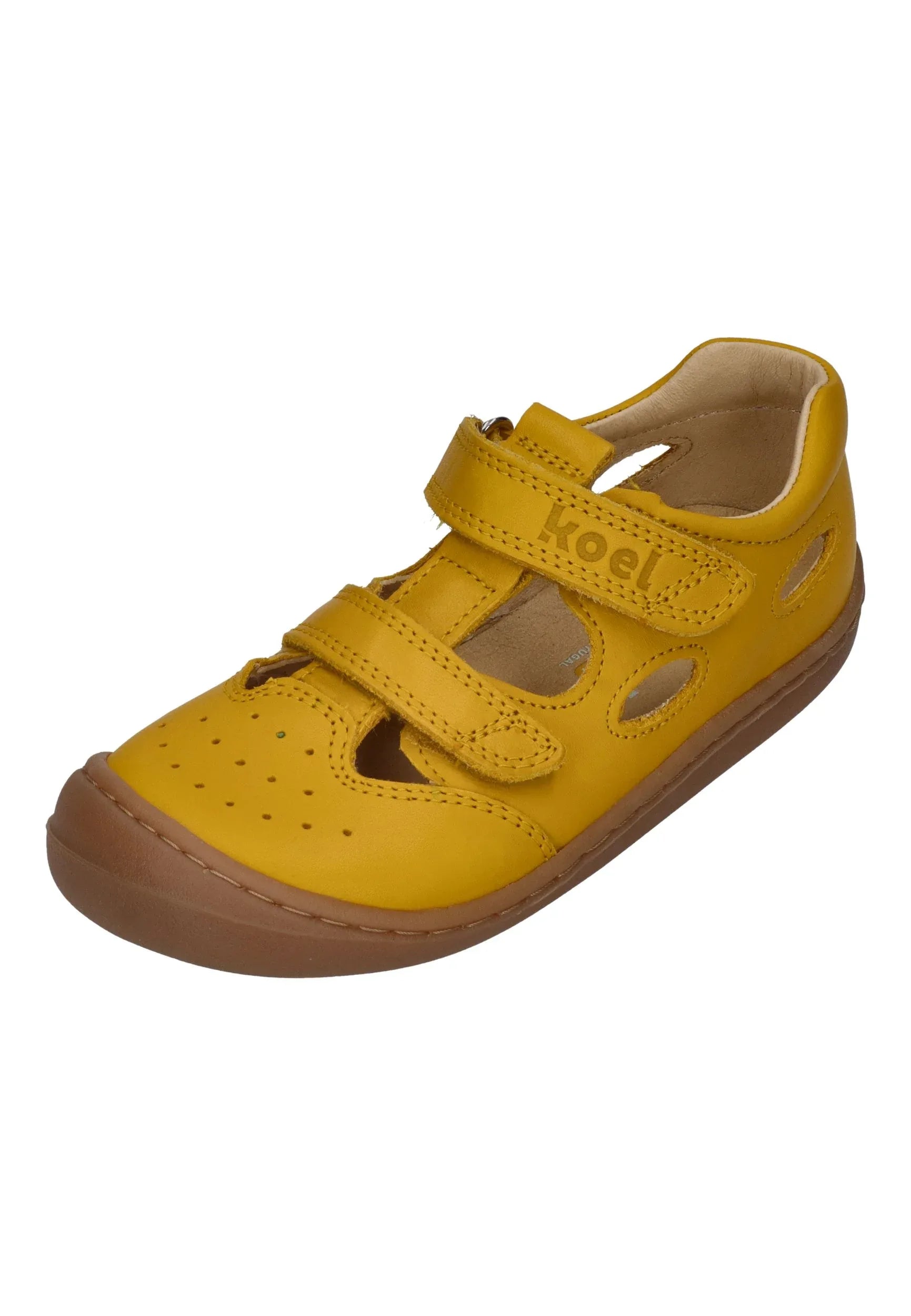 KOEL Barefoot Kinder Sneakers Sandalen BEP LEATHER yellow - Shoedeal