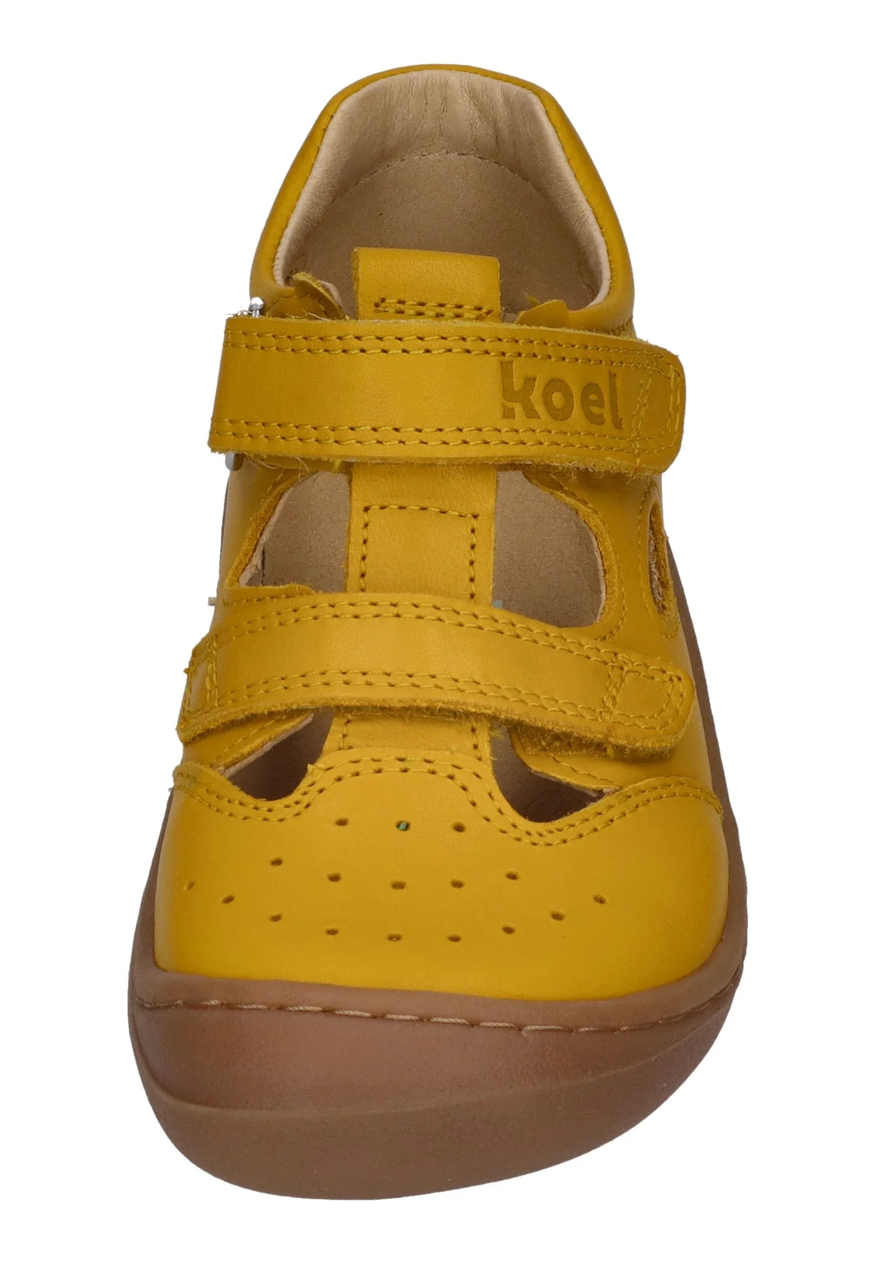 KOEL Barefoot Kinder Sneakers Sandalen BEP LEATHER yellow - Shoedeal