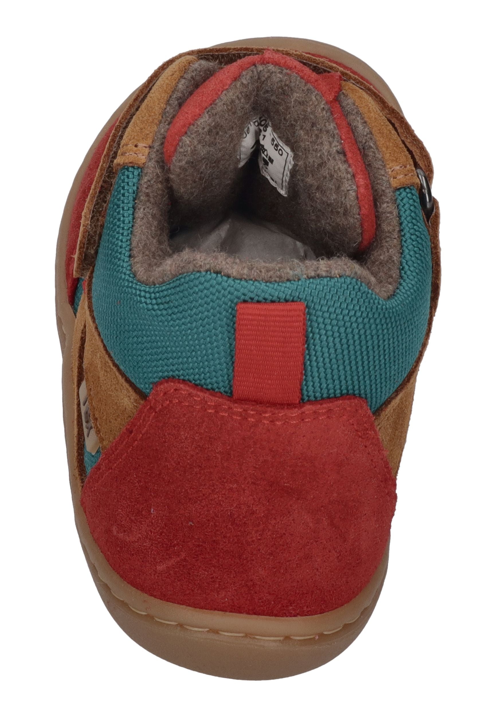 KOEL Barefoot Kinder gefütterte Booties BEAU MERINO 2.0 cognac