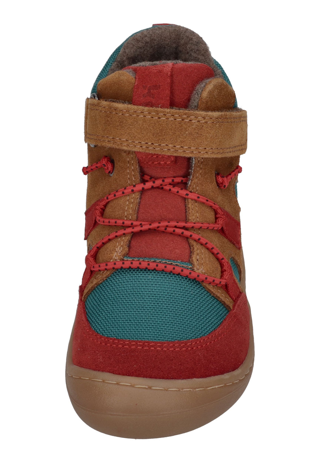 KOEL Barefoot Kinder gefütterte Booties BEAU MERINO 2.0 cognac