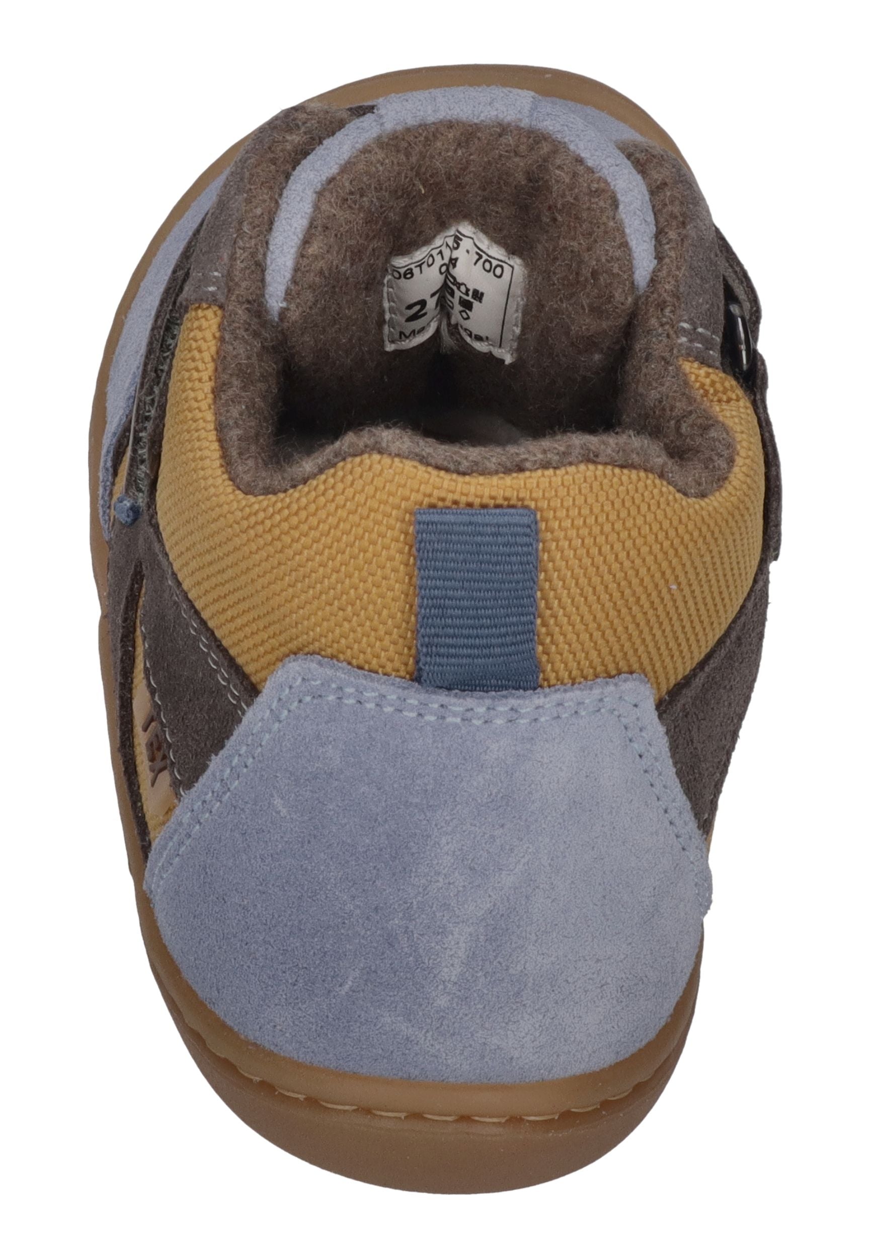 KOEL Barefoot Kinder gefütterte Booties BEAU MERINO 2.0 yellow