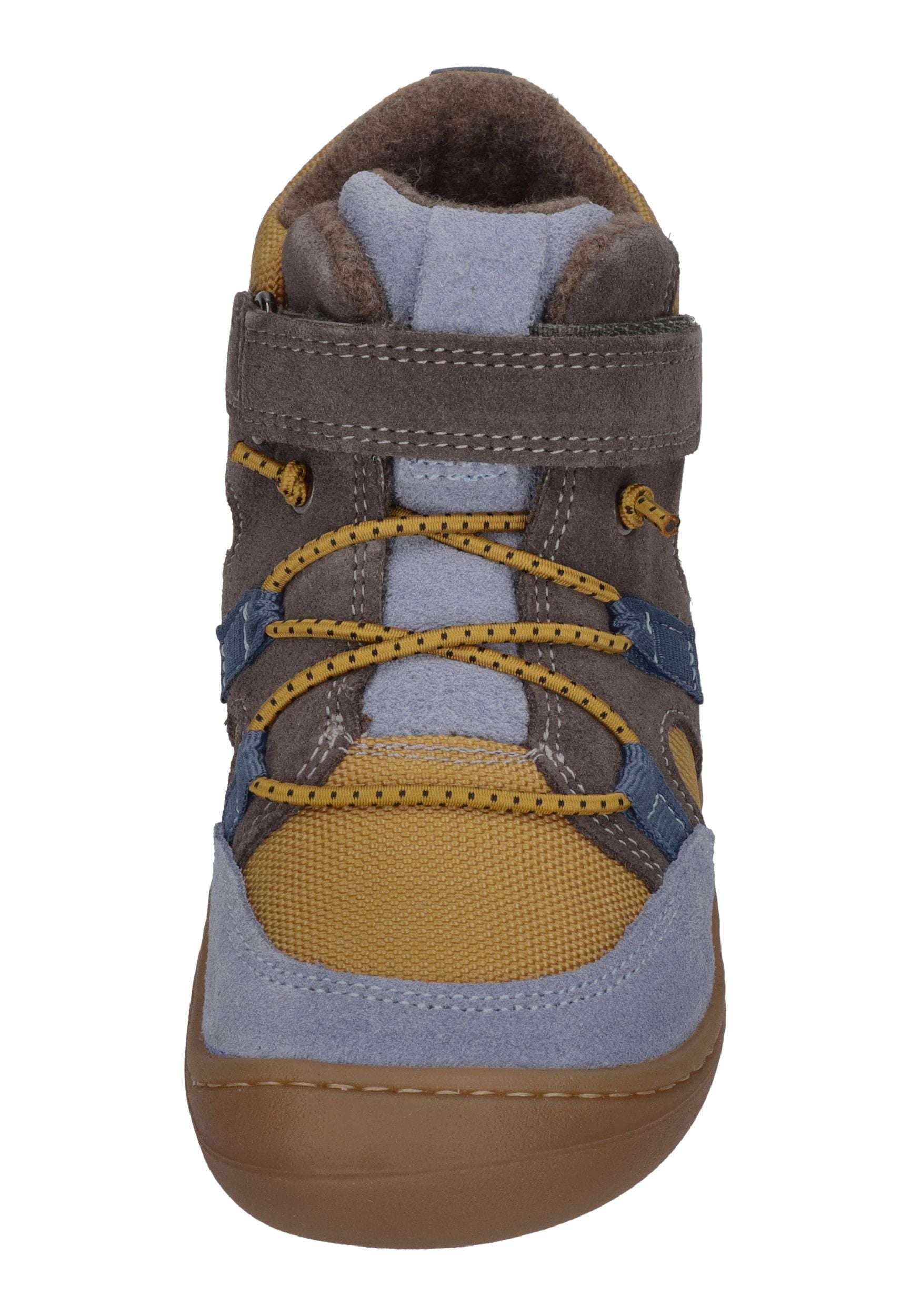 KOEL Barefoot Kinder gefütterte Booties BEAU MERINO 2.0 yellow