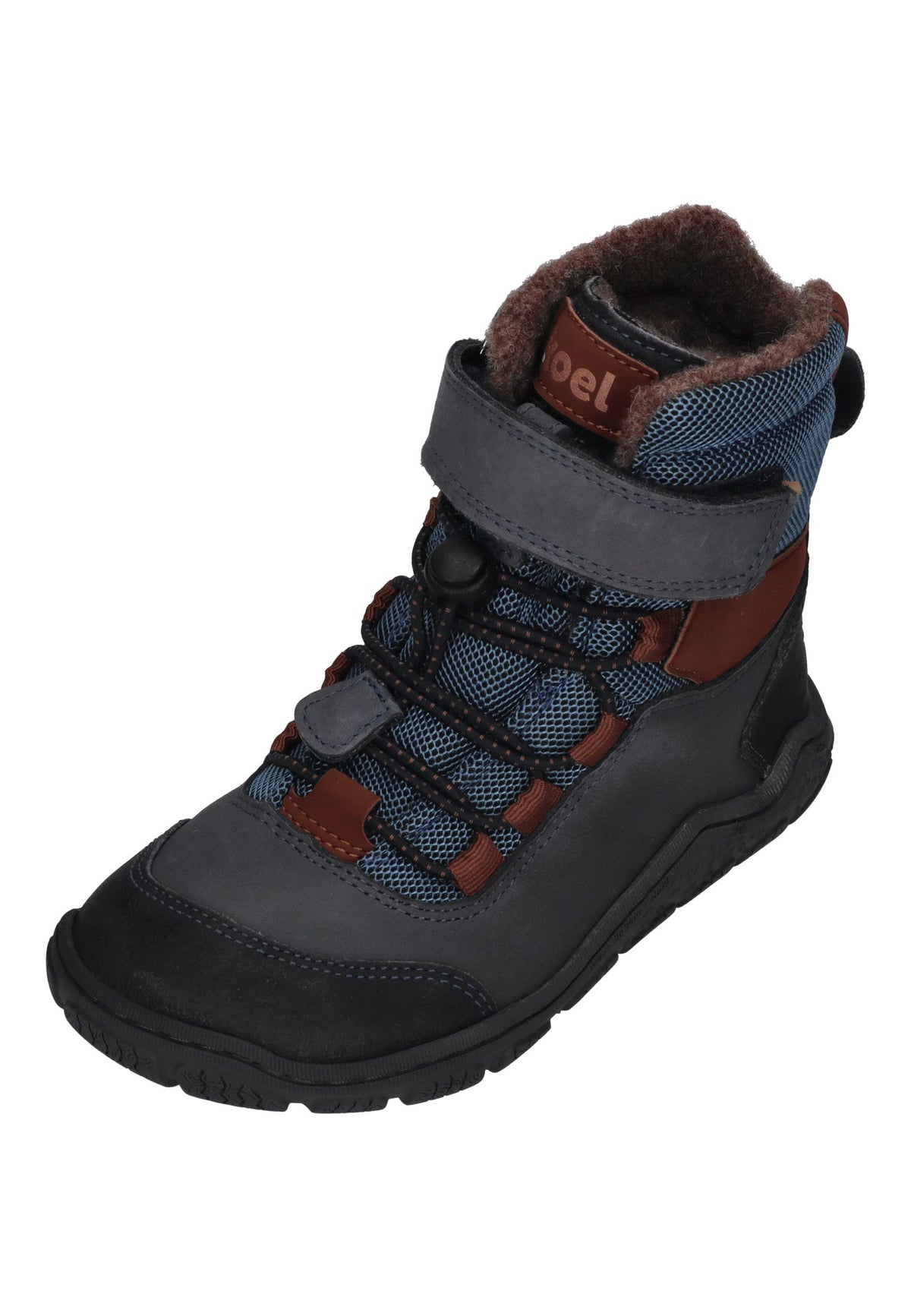 KOEL Barefoot Kinder gefütterte Boots RAVO WOOL TEX blue
