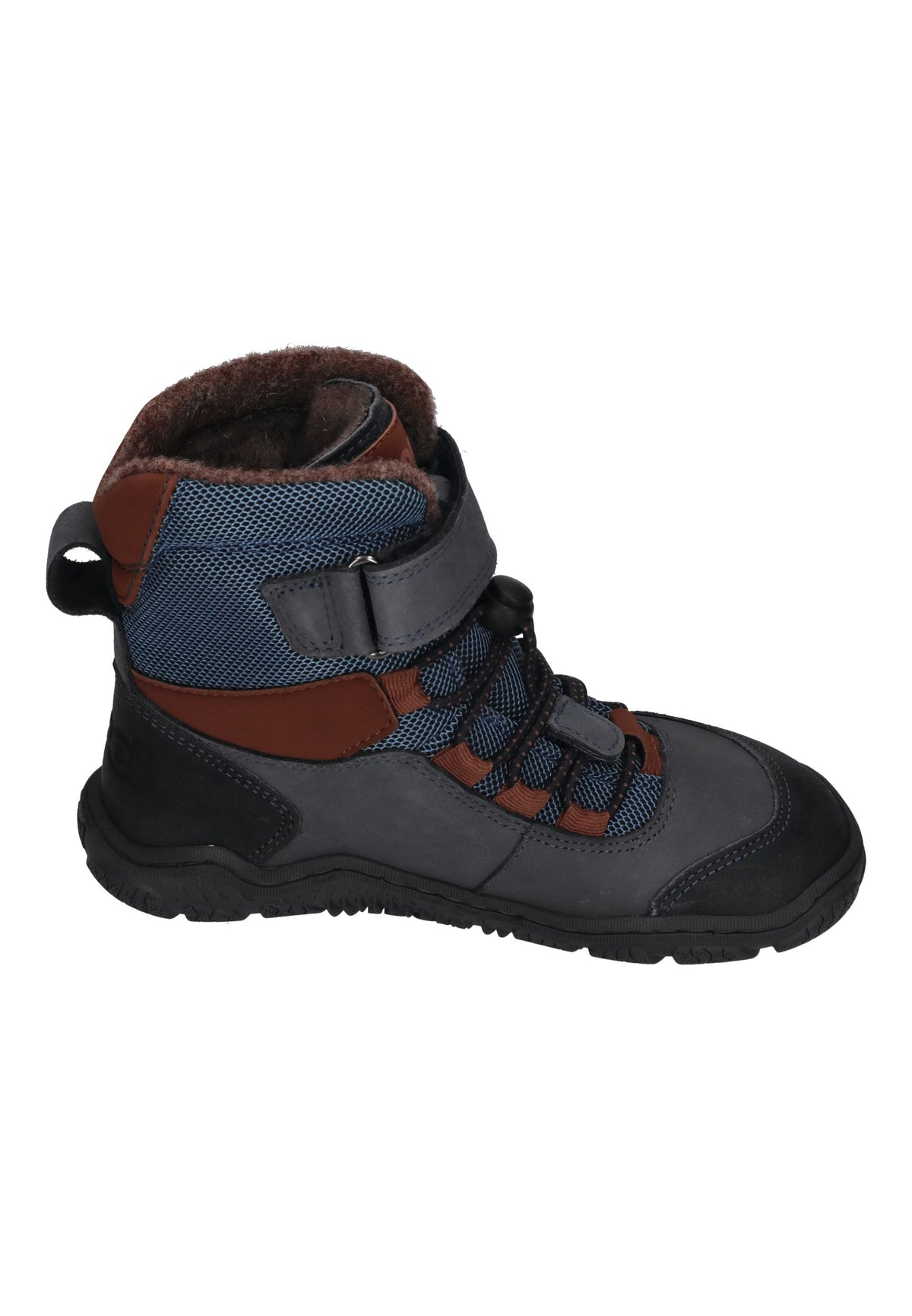 KOEL Barefoot Kinder gefütterte Boots RAVO WOOL TEX blue