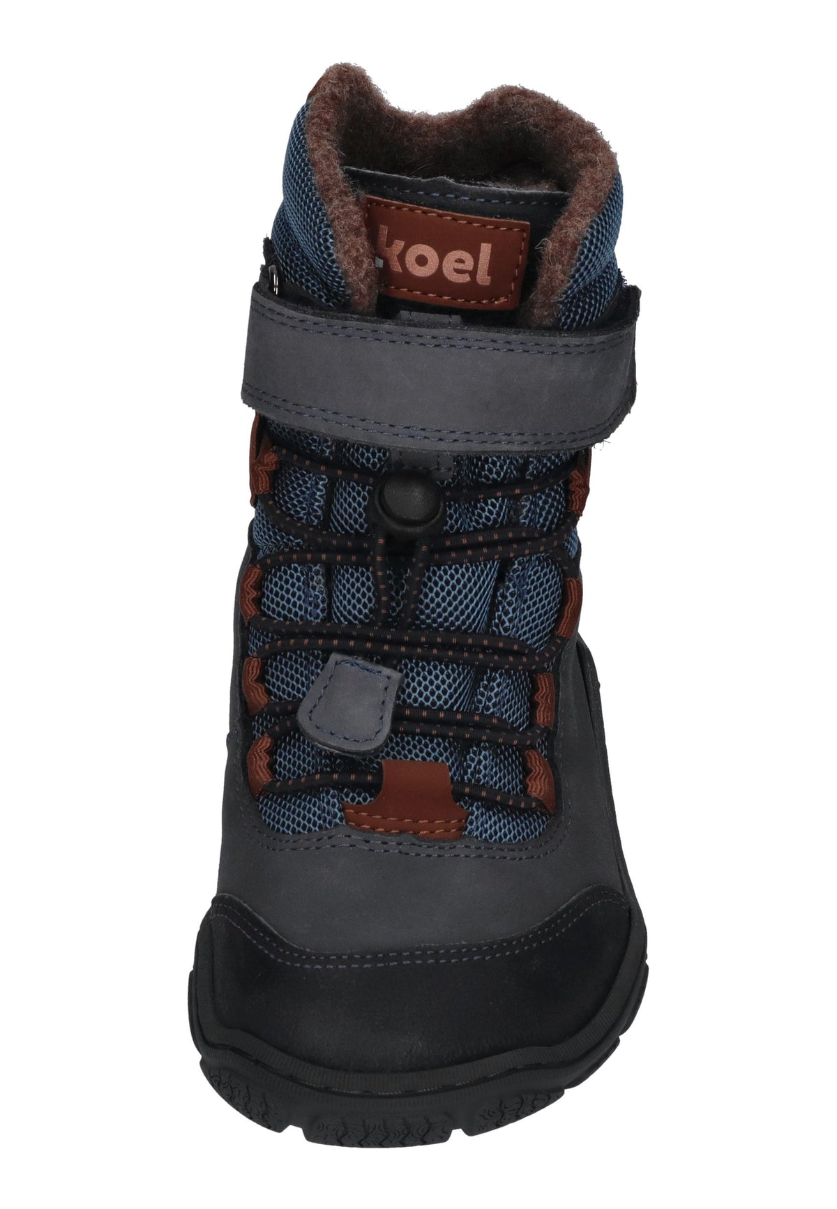 KOEL Barefoot Kinder gefütterte Boots RAVO WOOL TEX blue