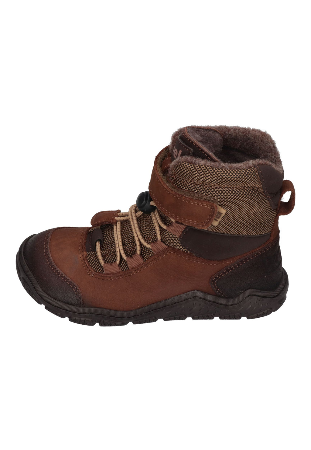 KOEL RAVO WOOL TEX in brown, Barfuß-Boots für Kinder, Ansicht 2