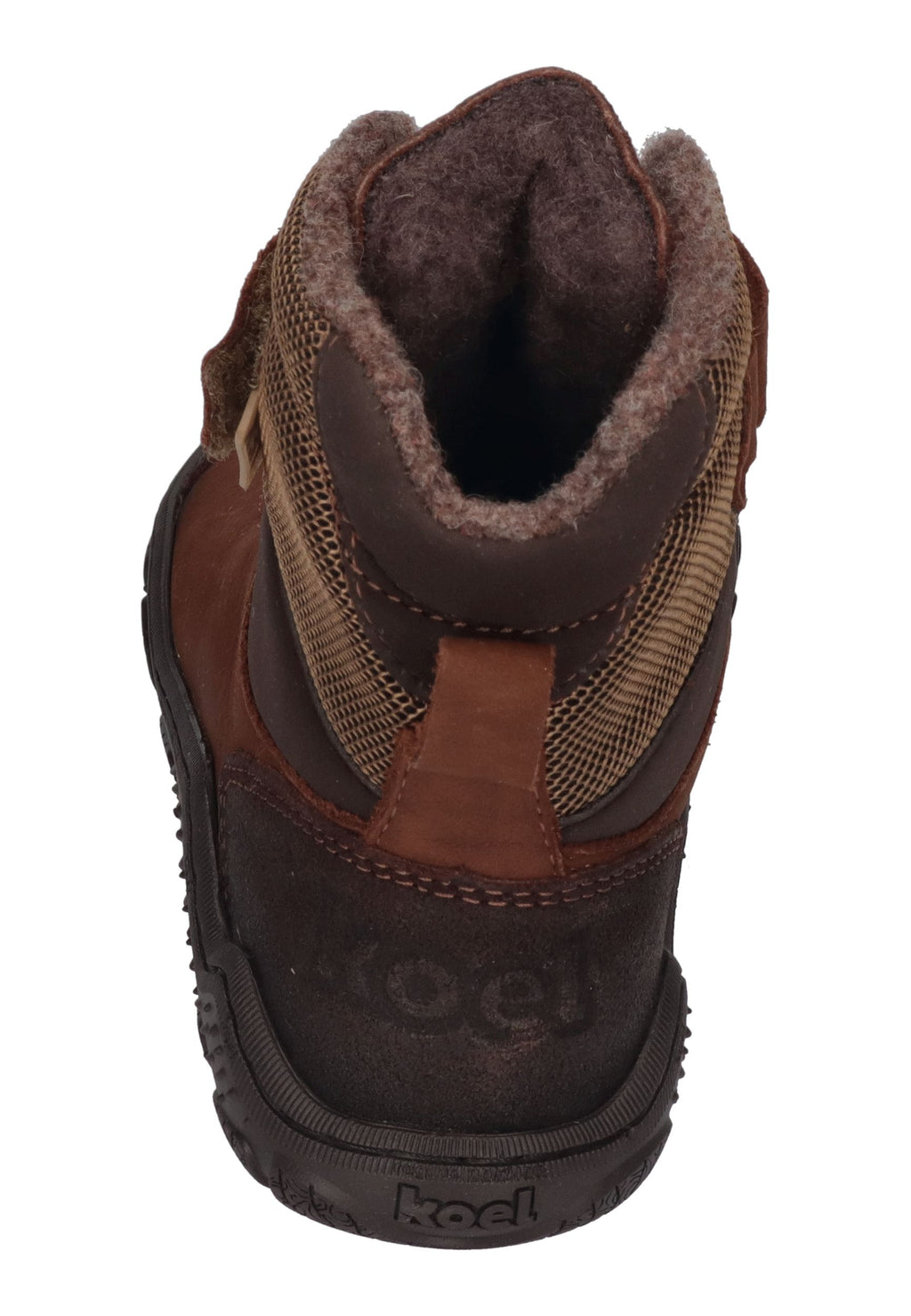 KOEL RAVO WOOL TEX in brown, Barfuß-Boots für Kinder, Ansicht 5