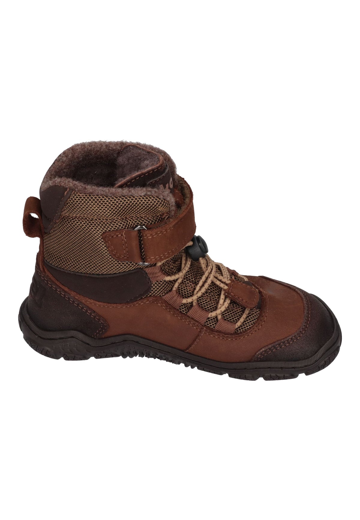 KOEL Barefoot Kinder gefütterte Boots RAVO WOOL TEX brown