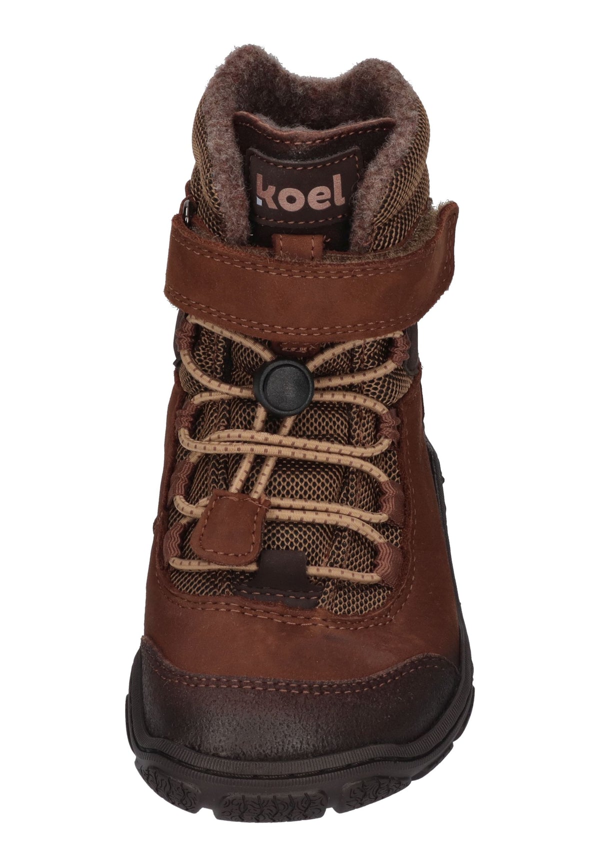 KOEL Barefoot Kinder gefütterte Boots RAVO WOOL TEX brown