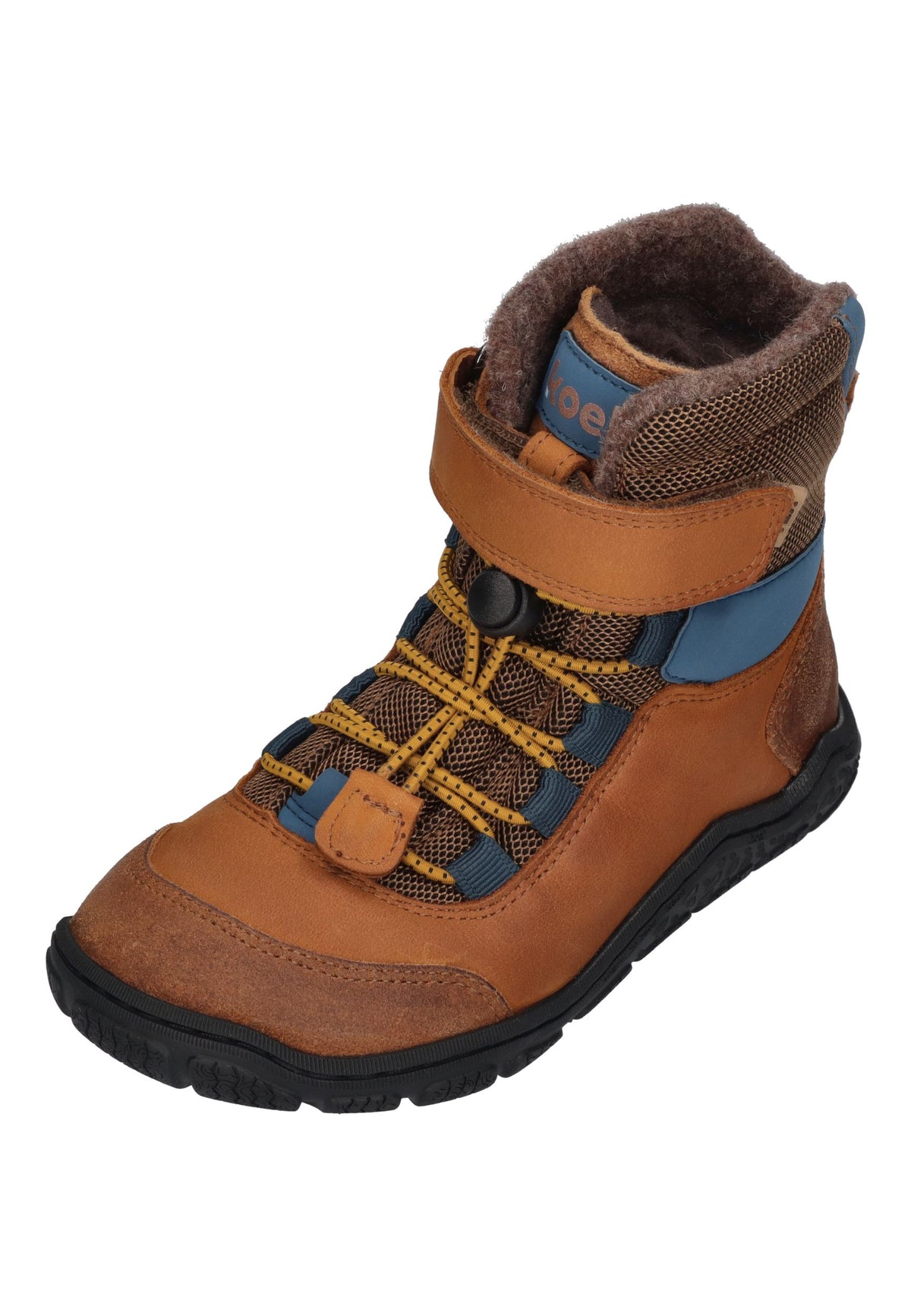 KOEL Barefoot Kinder gefütterte Boots RAVO WOOL TEX miel