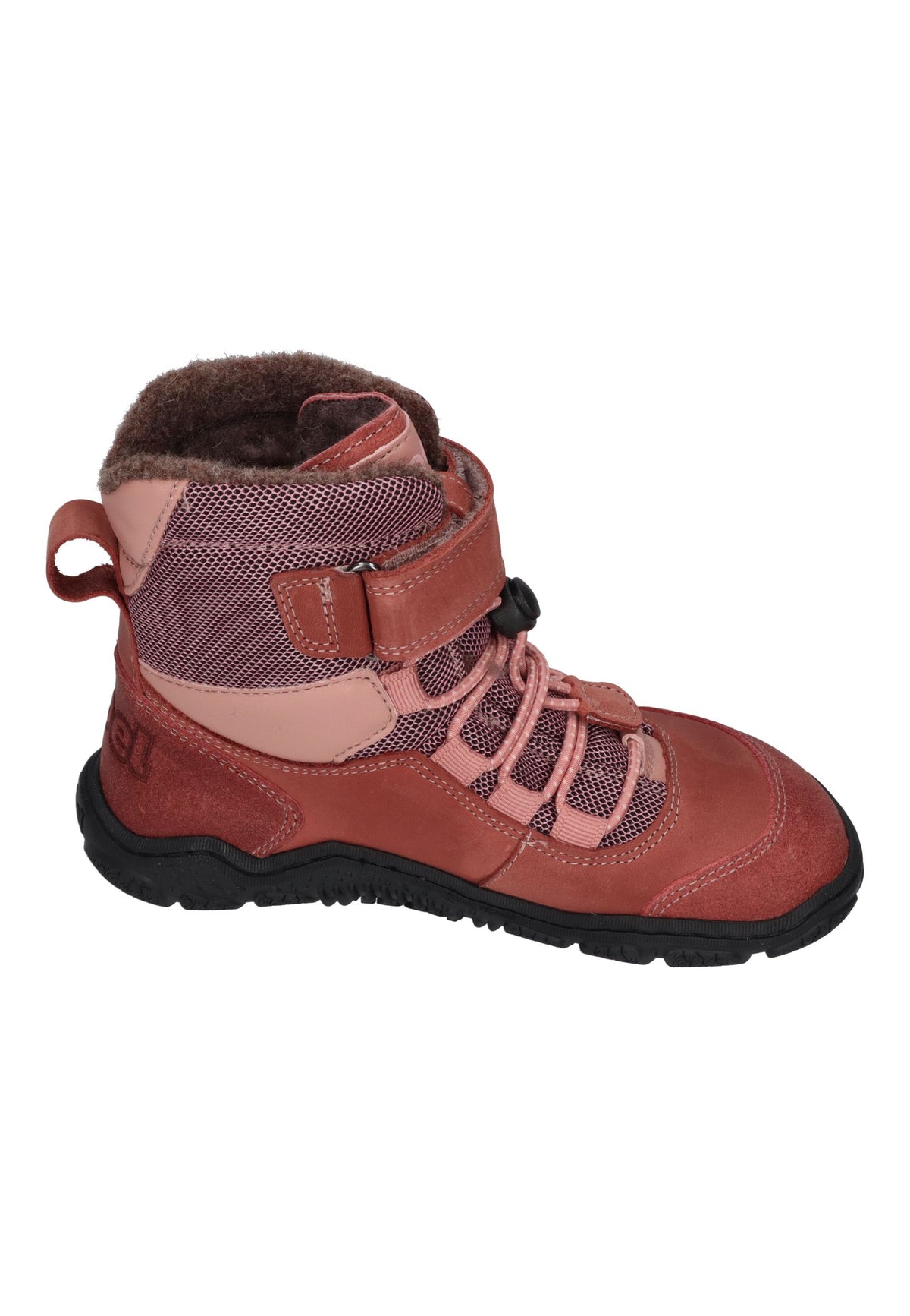 KOEL Barefoot Kinder gefütterte Boots RAVO WOOL TEX old pink