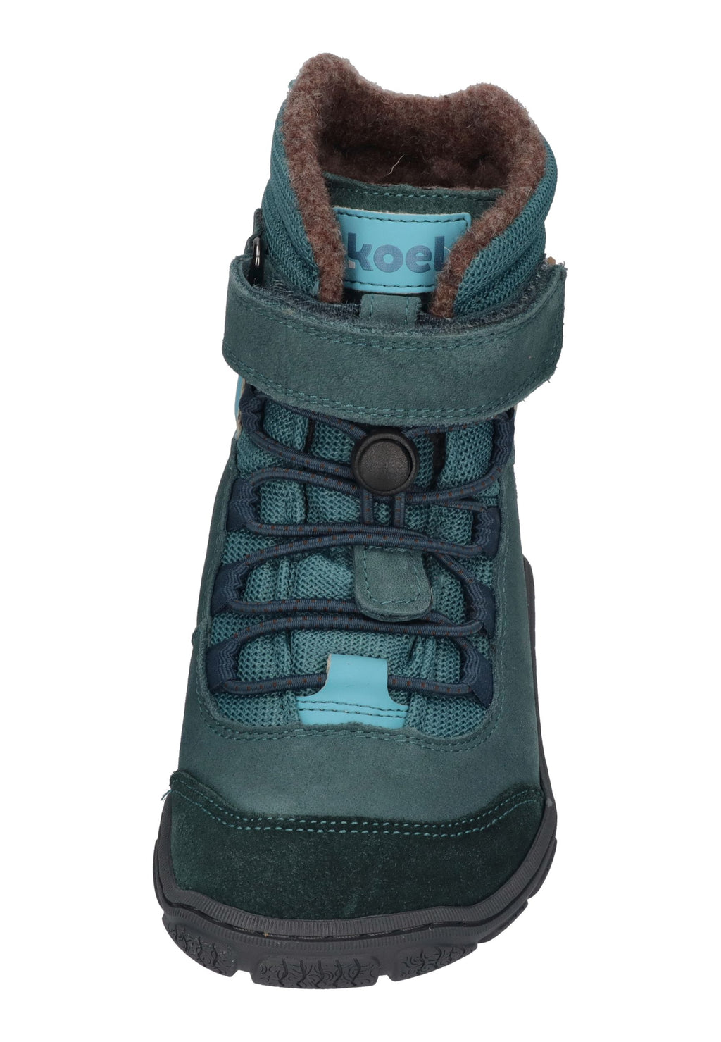 KOEL RAVO WOOL TEX in petrol, Barfuß-Boots für Kinder, Ansicht 3