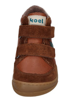 KOEL Barefoot Kinder Übergangsschuhe KABRIEL 3.0 WOOLFELT extra weit cognac