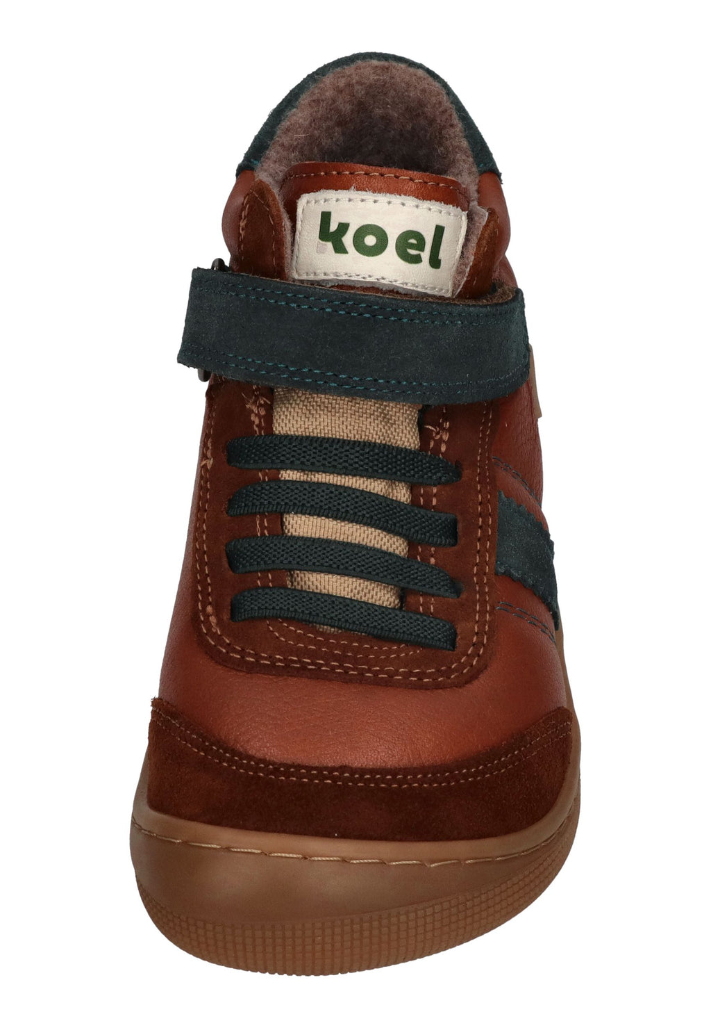 KOEL Barefoot Kinder Übergangsschuhe Sneakers DANIEL 3.0 SUEDE cognac