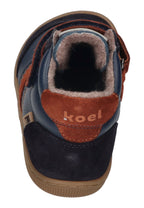 KOEL Barefoot Kinder Übergangsschuhe Sneakers DANIEL 3.0 SUEDE navy