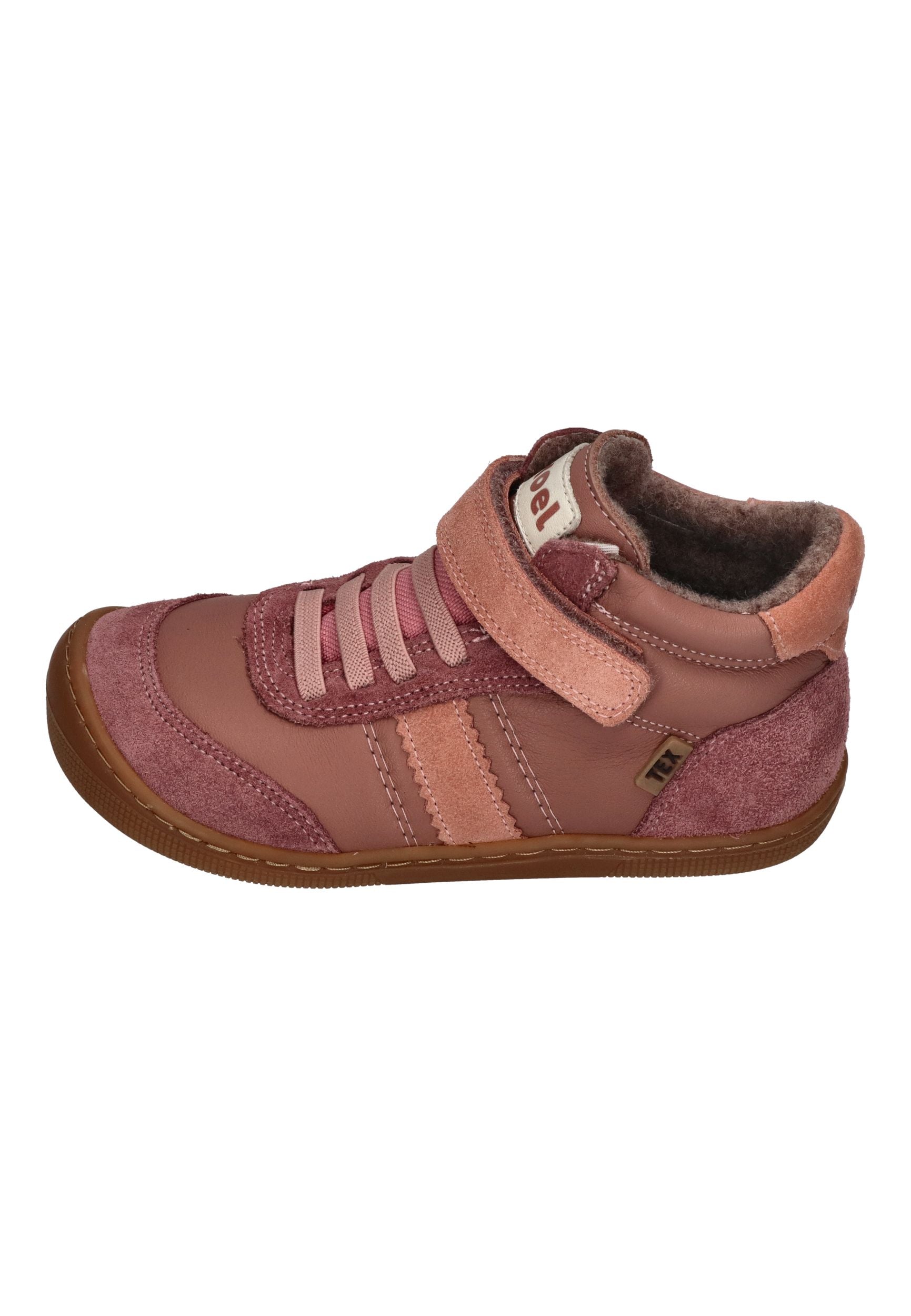 KOEL Barefoot Kinder Übergangsschuhe Sneakers DANIEL 3.0 SUEDE old pink