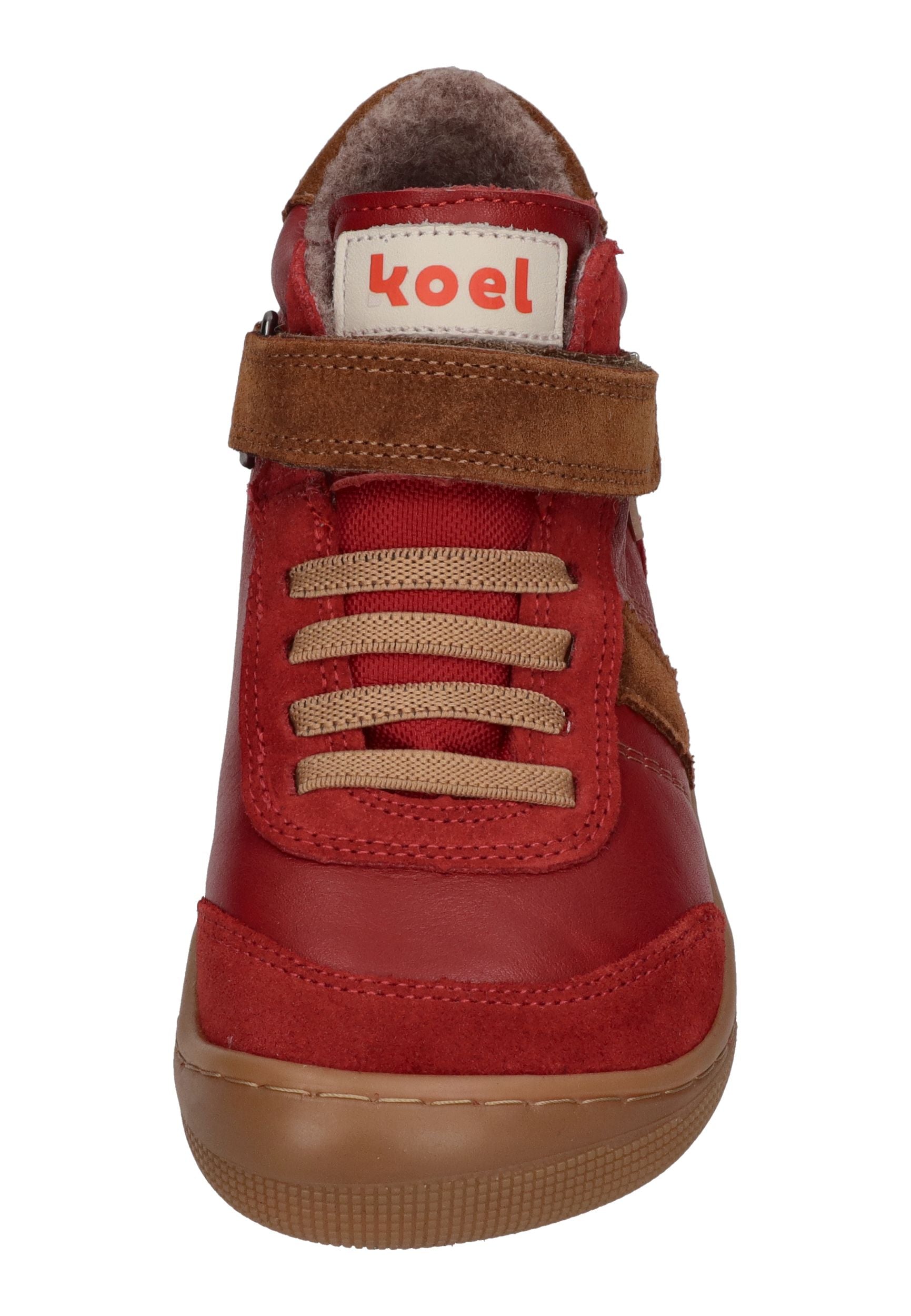 KOEL Barefoot Kinder Übergangsschuhe Sneakers DANIEL 3.0 SUEDE red