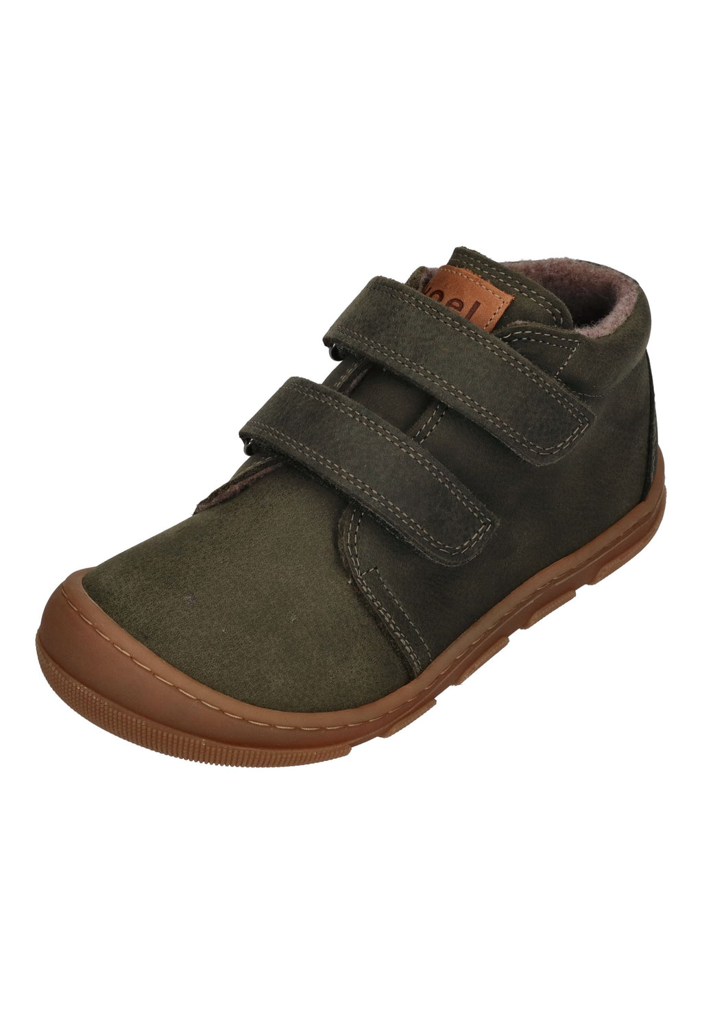 KOEL Barefoot Kinder Übergangsschuhe Sneakers KARI WOOL extra weit green
