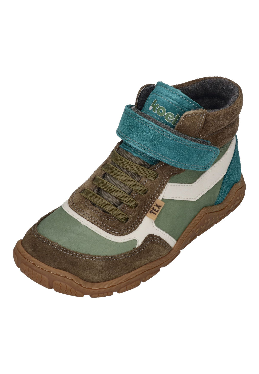 KOEL Barefoot Kinder Übergangsschuhe bis Gr. 38 Booties RAMI TEX olive